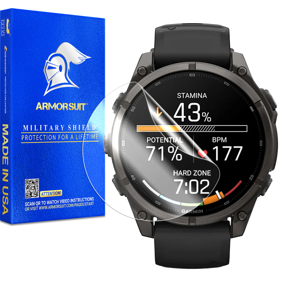 [6 Pack] ArmorSuit MilitaryShield Screen Protector Film For Garmin Fenix 9