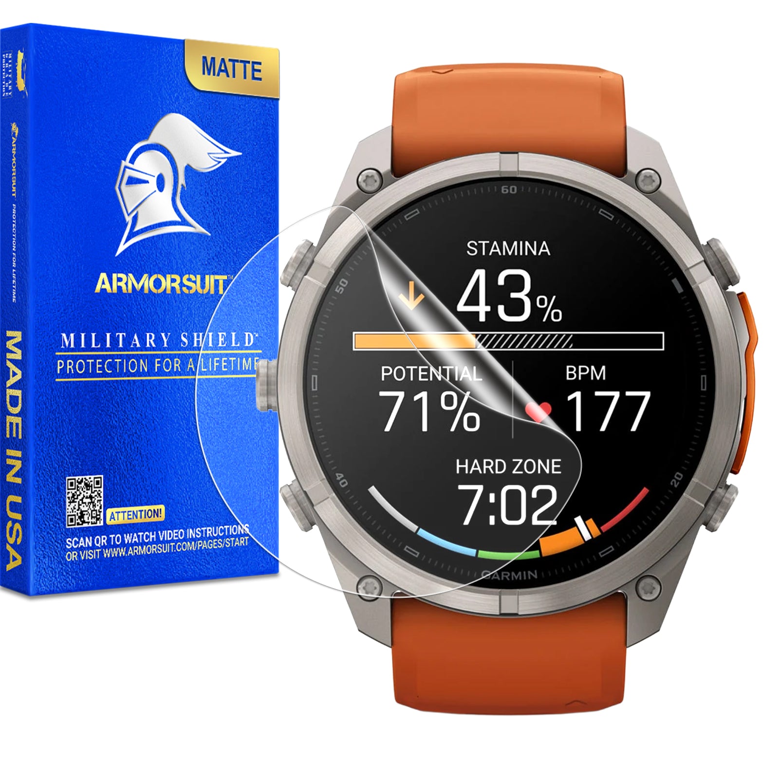 [6 Pack] ArmorSuit MilitaryShield Screen Protector Film For Garmin Fenix 9