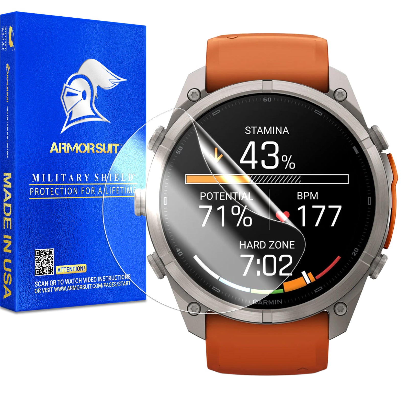 [6 Pack] ArmorSuit MilitaryShield Screen Protector Film For Garmin Fenix 9