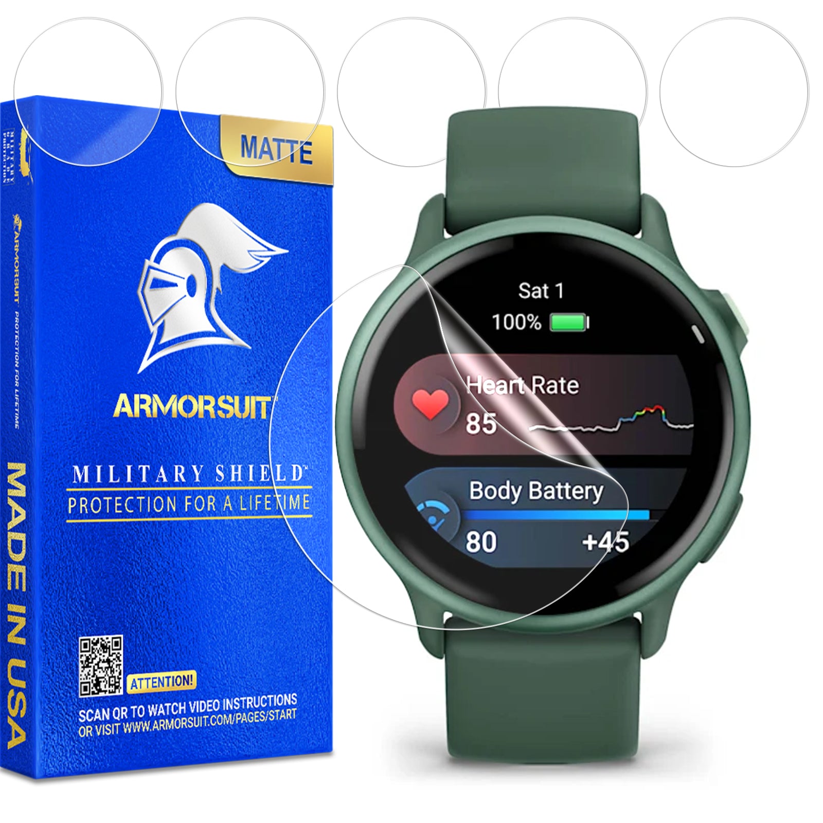 [6 Pack] Garmin Vivoactive 6 Screen Protector
