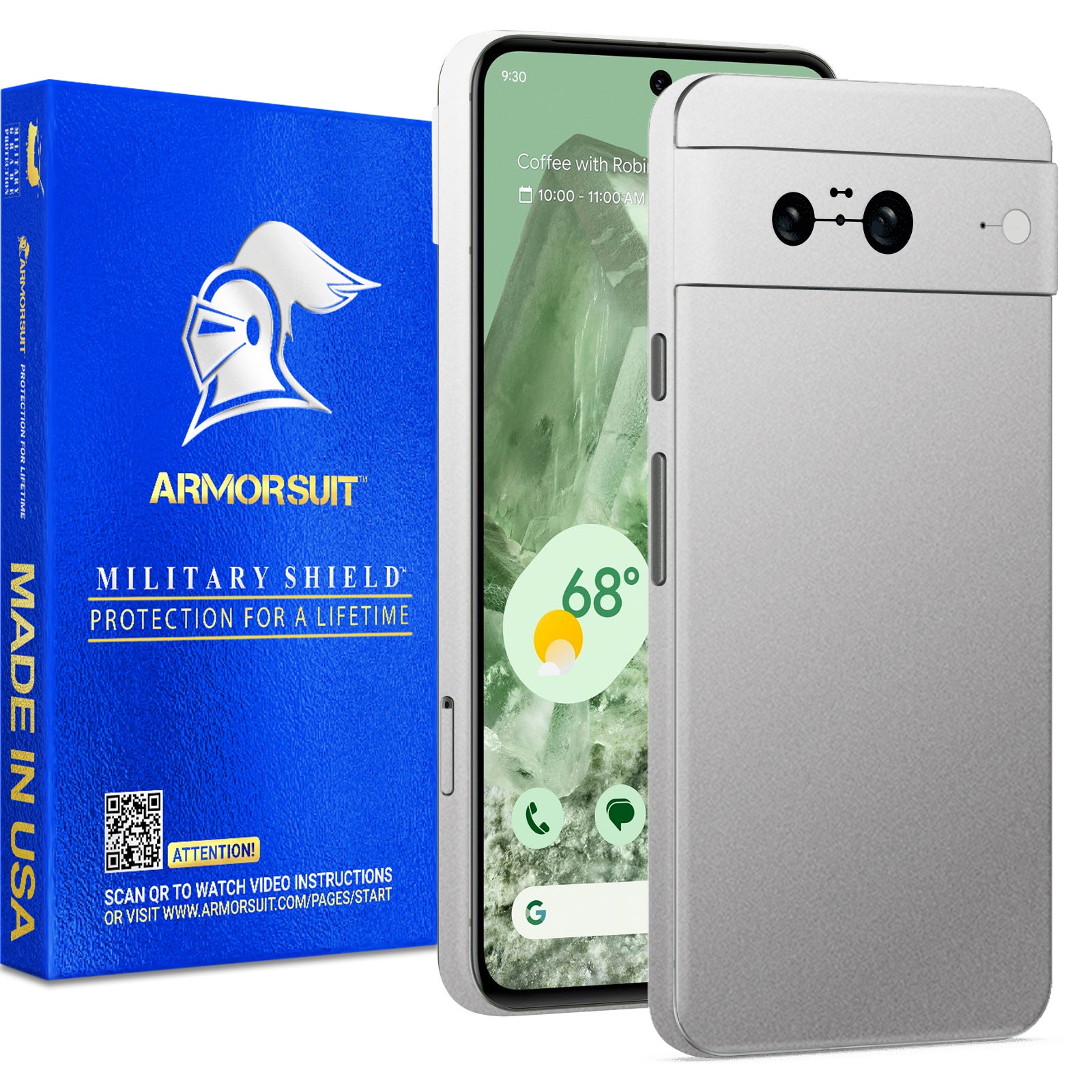 Armorsuit MilitaryShield Vinyl Skin Wrap Film for Google Pixel 8