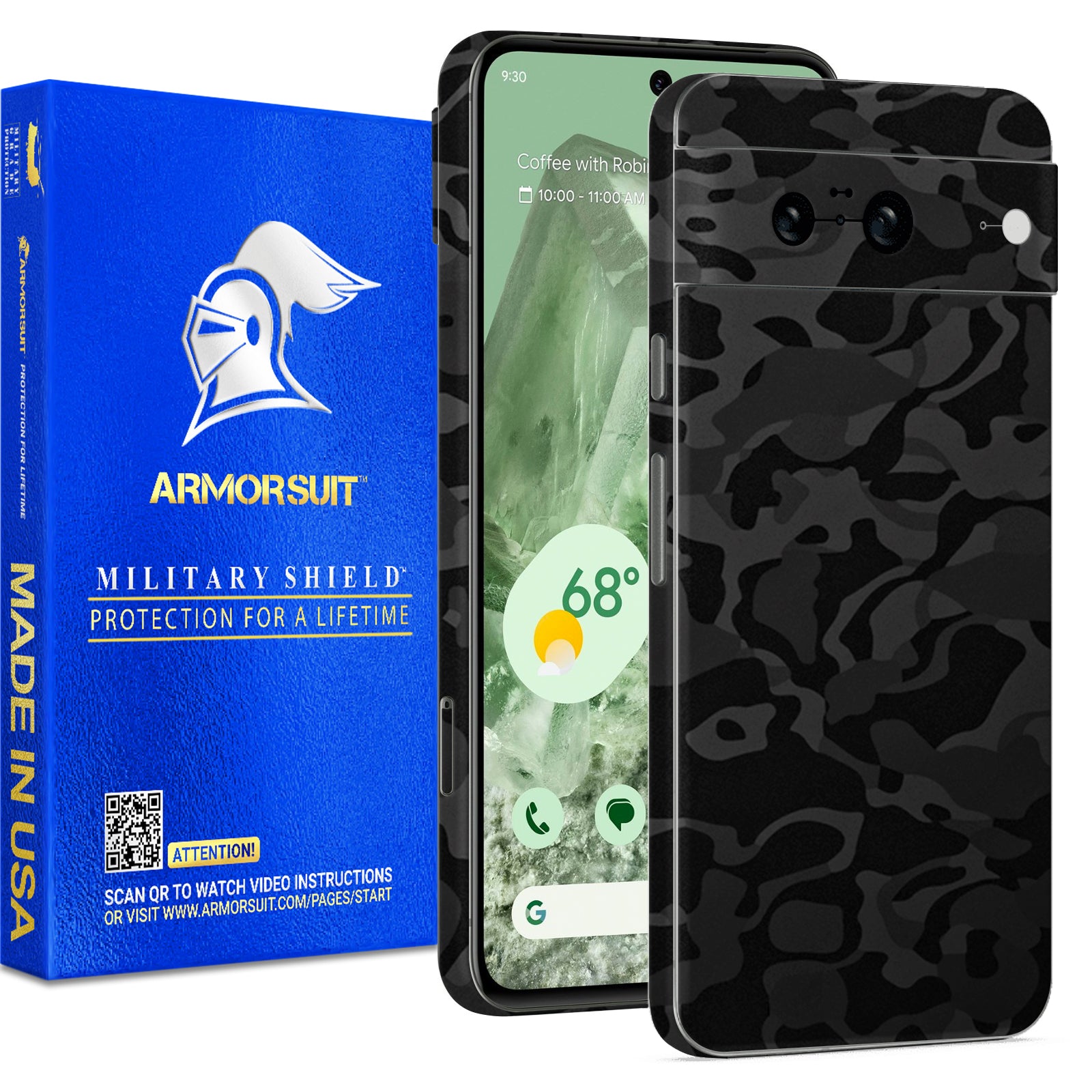 Armorsuit MilitaryShield Vinyl Skin Wrap Film for Google Pixel 8