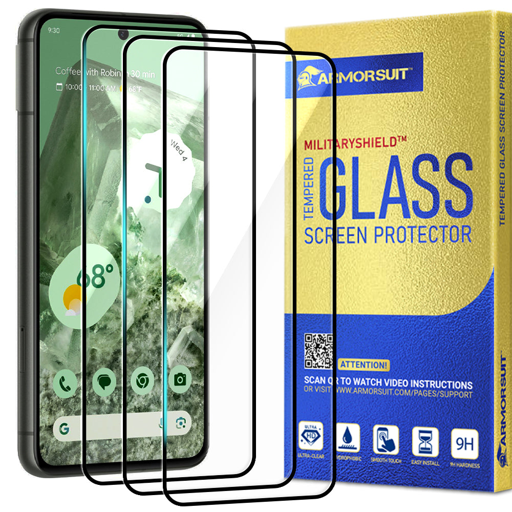 [3 Pack] ArmorSuit for Google Pixel 8 Tempered Glass Screen Protector