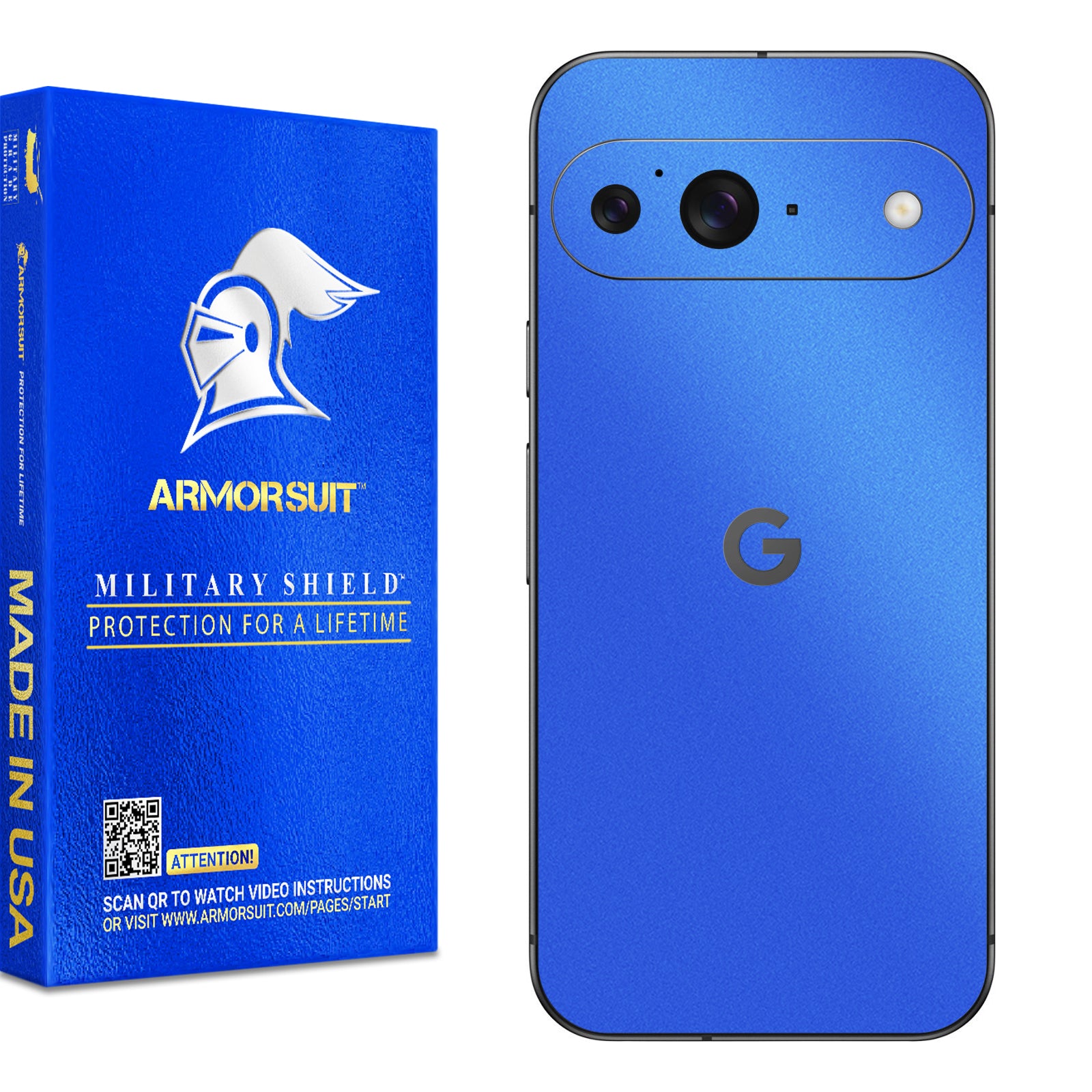 [2 Pack] Armorsuit MilitaryShield Vinyl Skin Wrap Film for Google Pixel 9