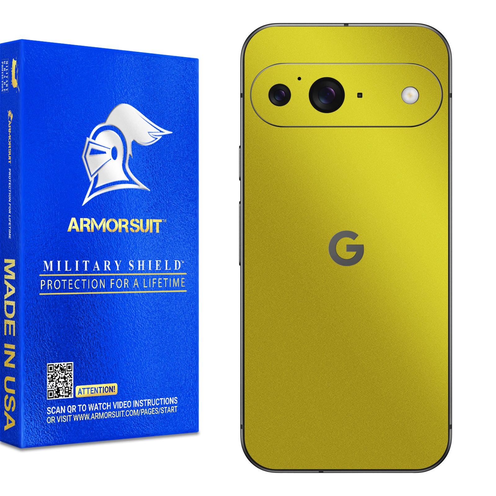 [2 Pack] Armorsuit MilitaryShield Vinyl Skin Wrap Film for Google Pixel 9