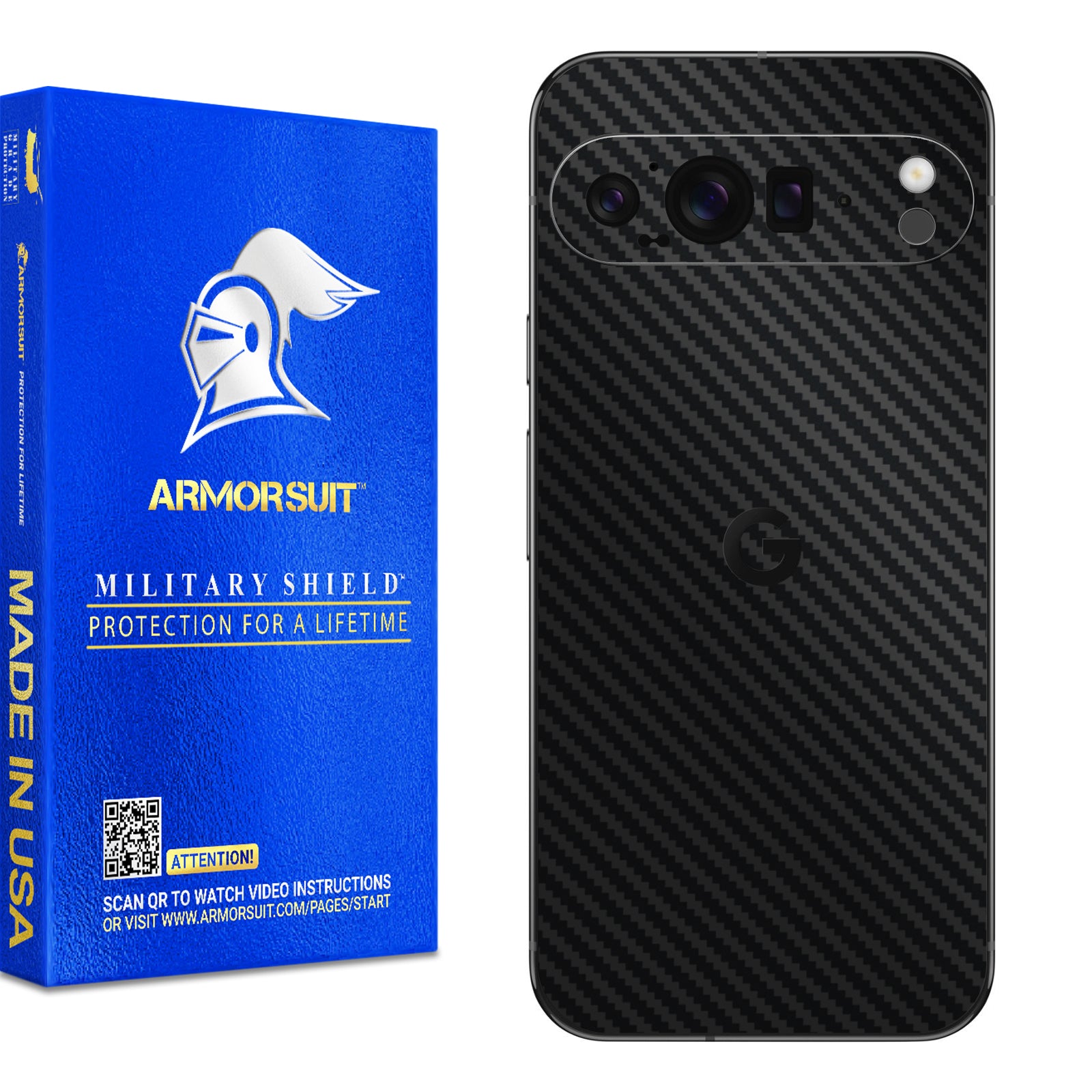 2 Pack] Armorsuit MilitaryShield Vinyl Skin Wrap Film for Google Pixe