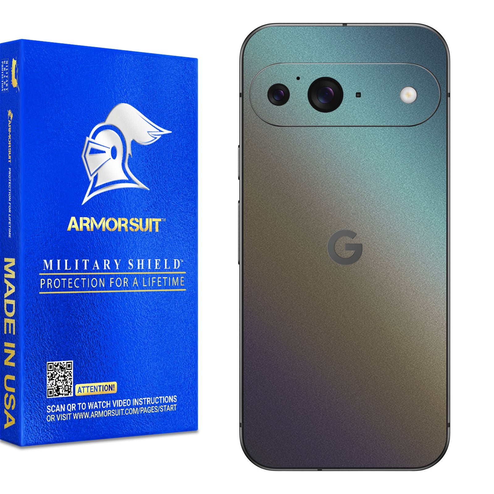 [2 Pack] Armorsuit MilitaryShield Vinyl Skin Wrap Film for Google Pixel 9