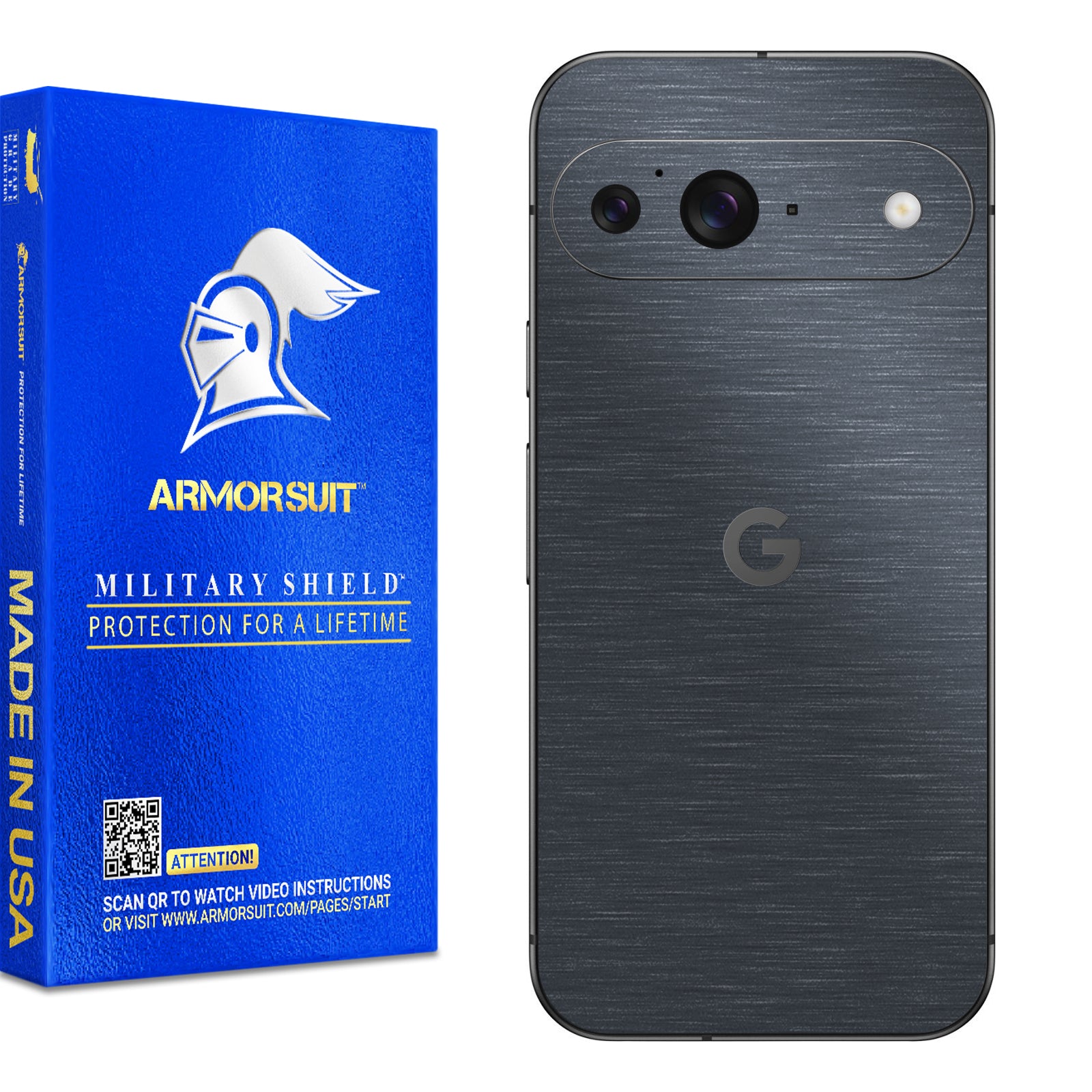 [2 Pack] Armorsuit MilitaryShield Vinyl Skin Wrap Film for Google Pixel 9