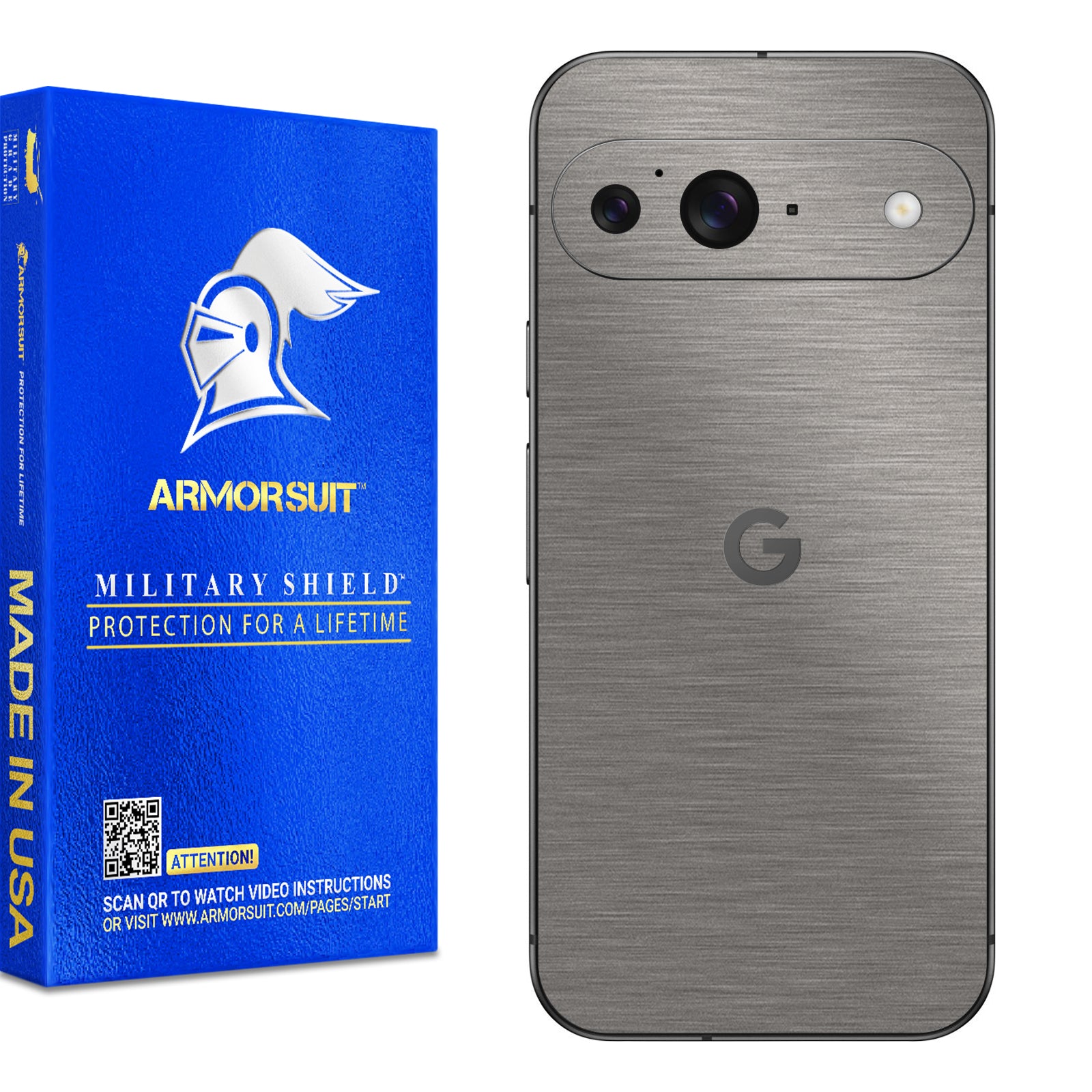[2 Pack] Armorsuit MilitaryShield Vinyl Skin Wrap Film for Google Pixel 9