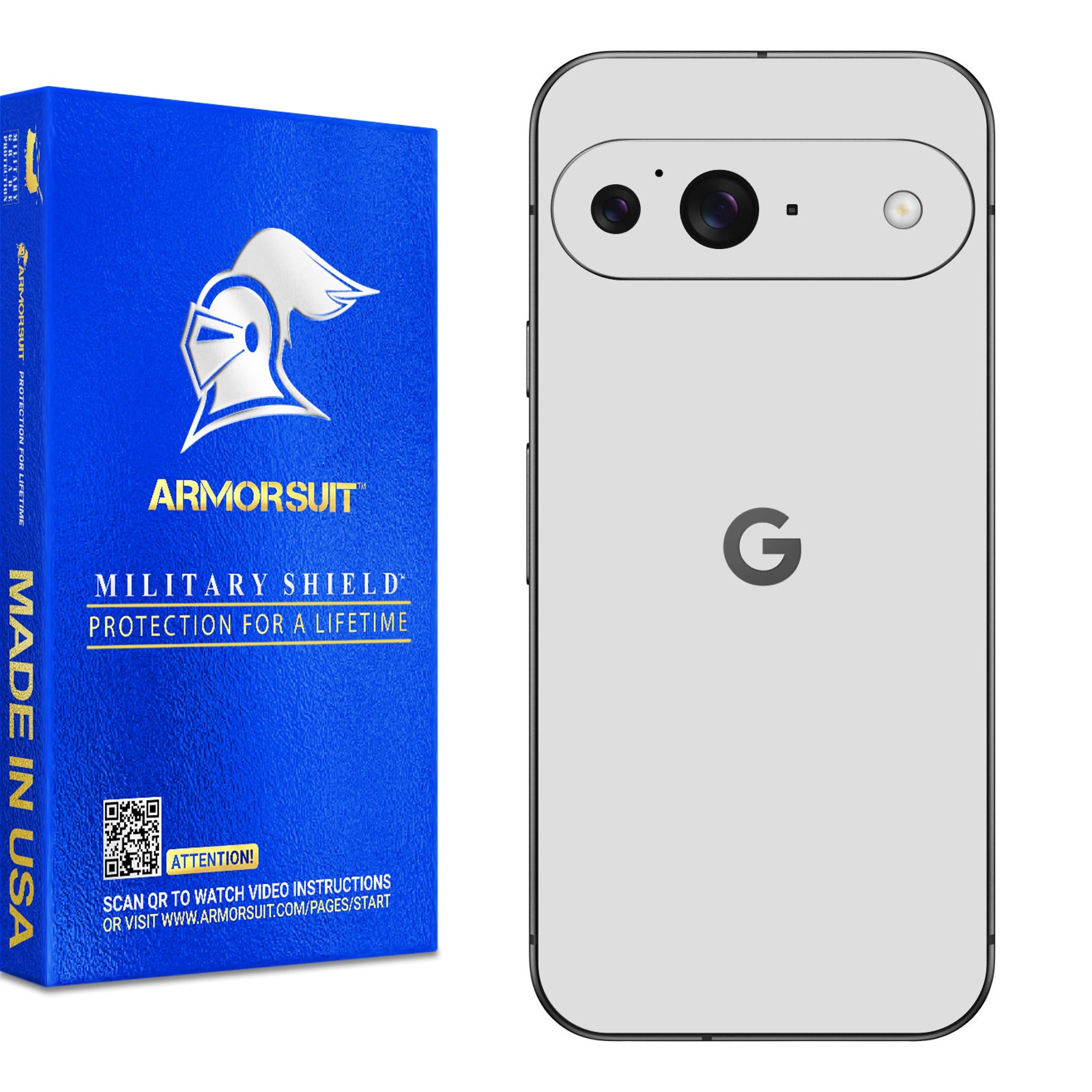 [2 Pack] Armorsuit MilitaryShield Vinyl Skin Wrap Film for Google Pixel 9