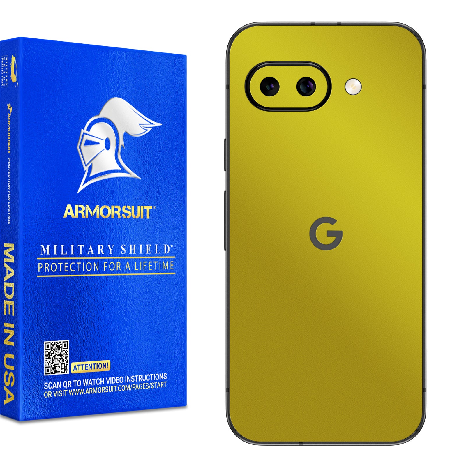 [2 Pack] Armorsuit MilitaryShield Vinyl Skin Wrap Film for Google Pixel 9a