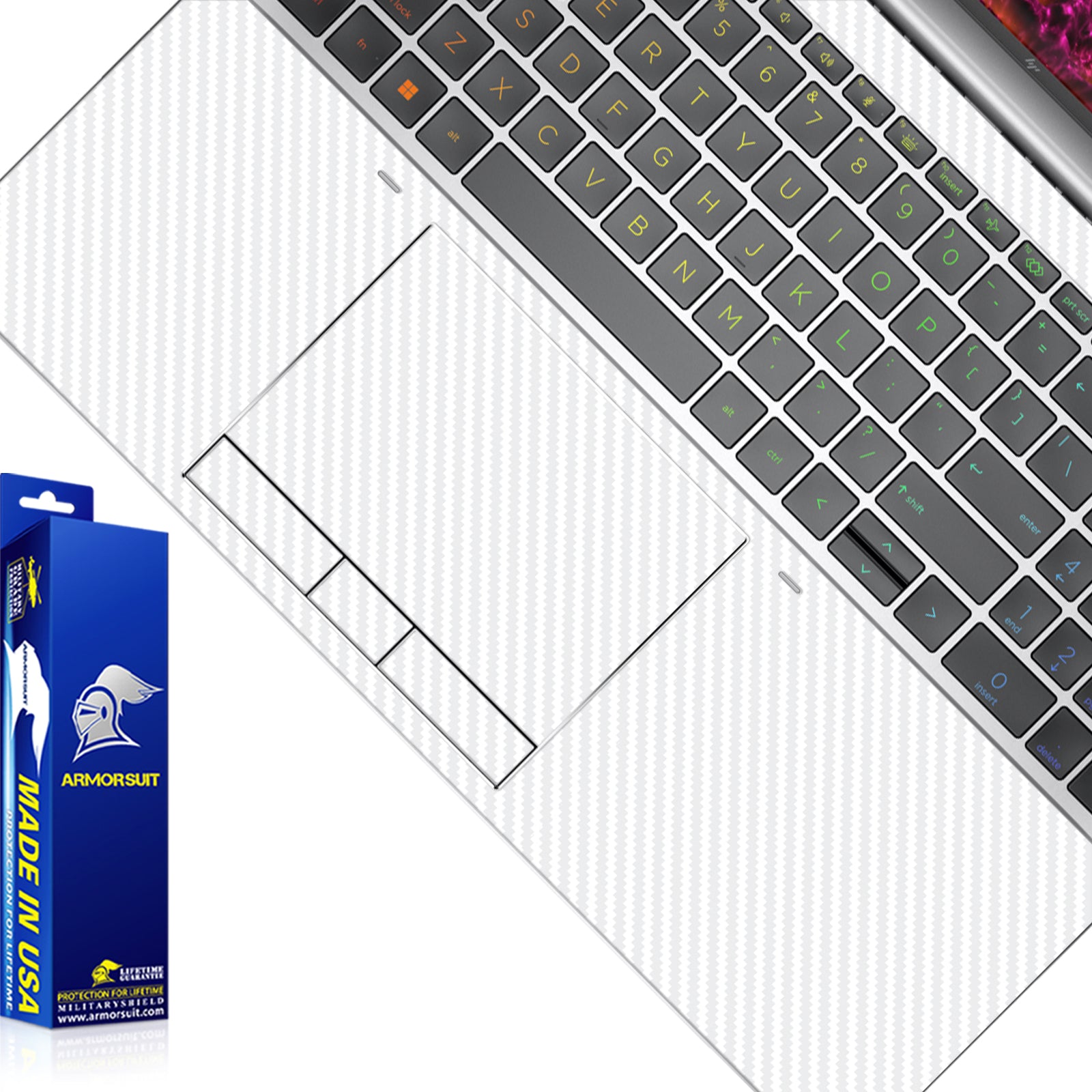 2 Pack] Armorsuit MilitaryShield Vinyl Skin Wrap Film for HP Zbook Fu