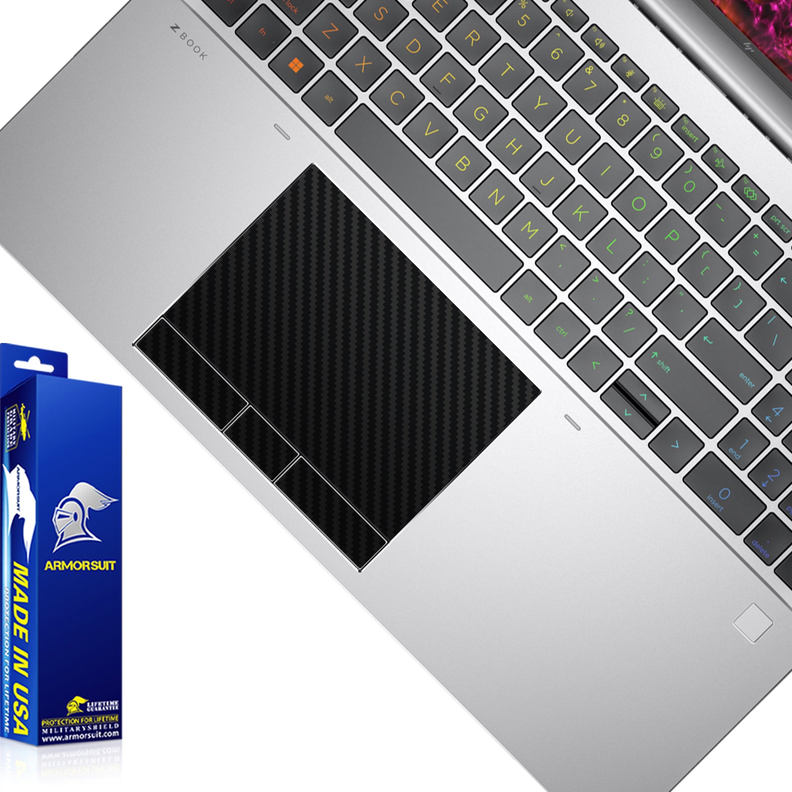 2 Pack] Armorsuit MilitaryShield Vinyl Skin Wrap Film for HP Zbook Fu