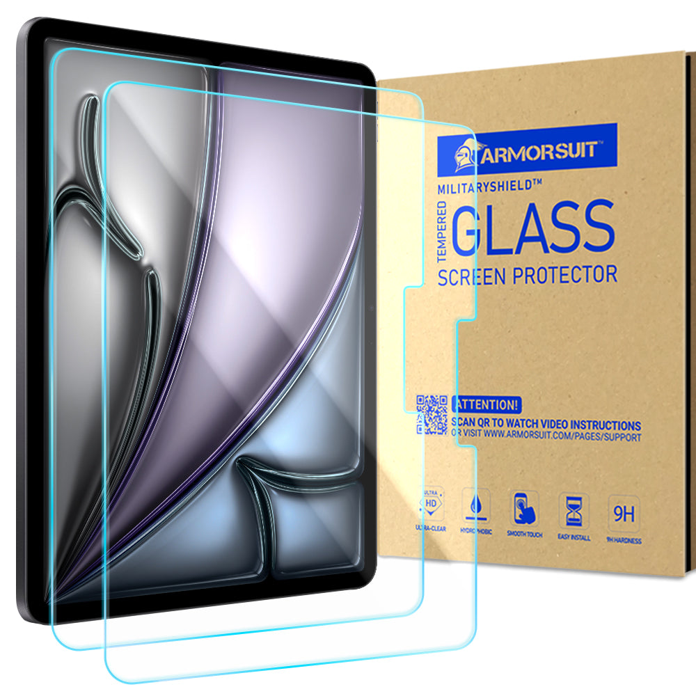 [Preorder - Ships 05/31] [2 Pack] ArmorSuit designed for Apple iPad Air 11" (2024) Tempered Glass Screen Protector