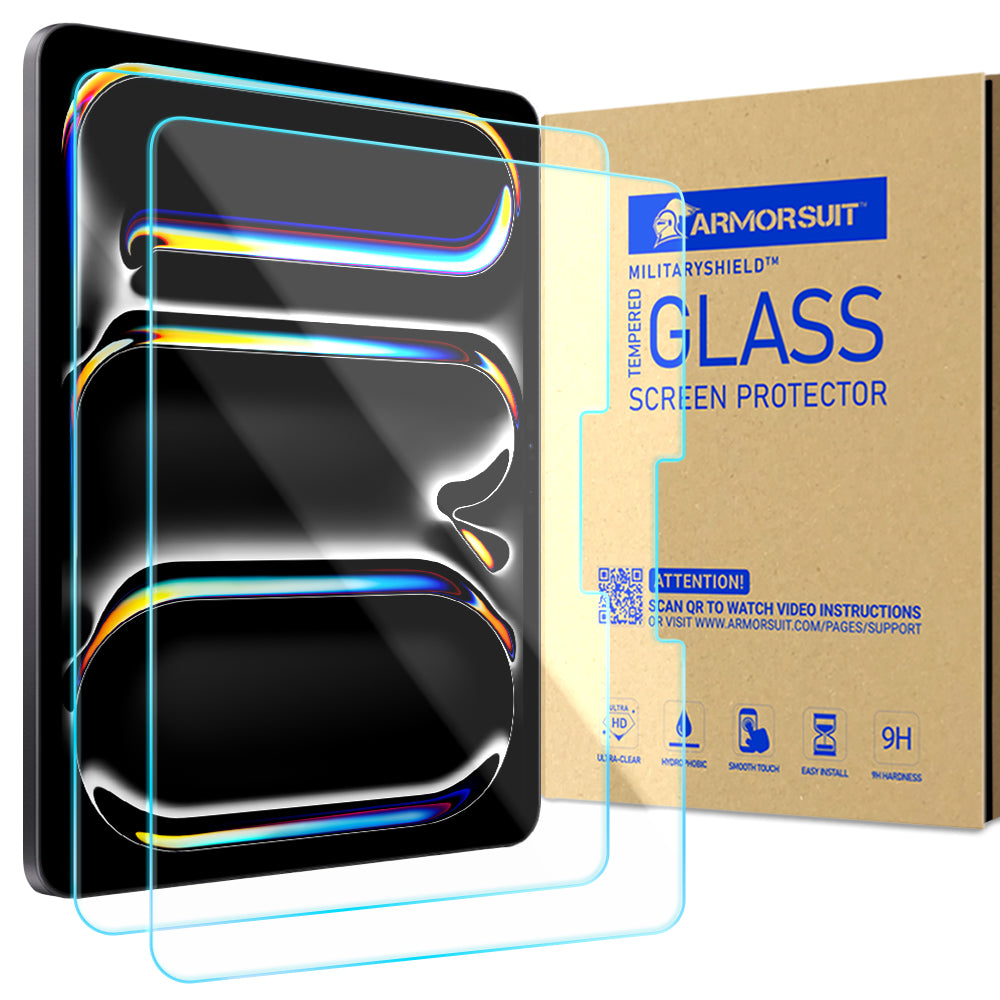 [2 Pack] ArmorSuit designed for iPad Pro 11 in (2024) Tempered Glass Screen Protector