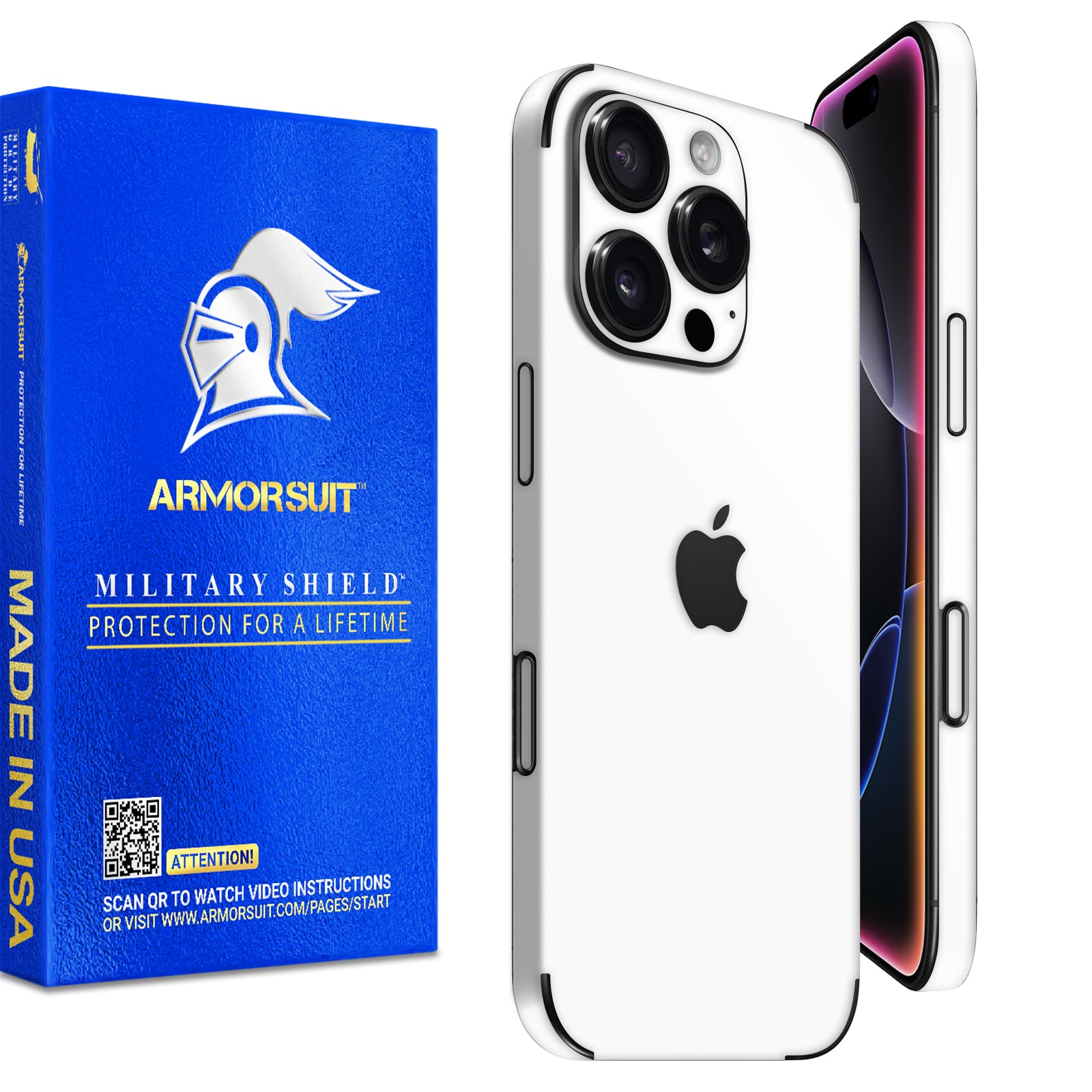 Armorsuit Vinyl Skin Wrap Film Designed for iPhone 16 Plus (2024) USA -Back Only Armorsuit Vinyl Skin Wrap Film Designed for iPhone 16 Plus (2024) USA -Back Only