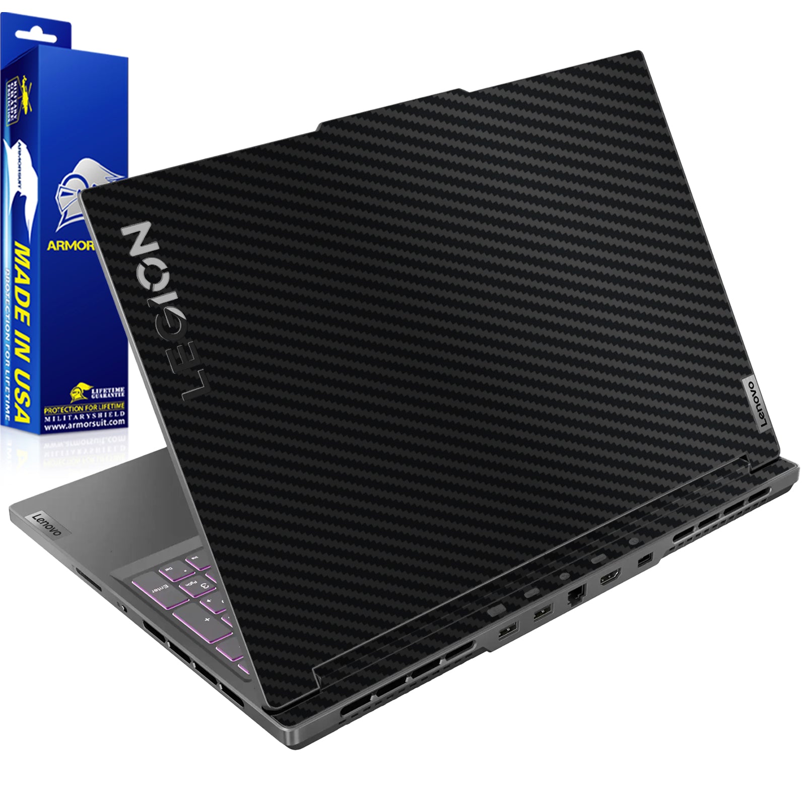2 Pack] Armorsuit MilitaryShield Vinyl Skin Wrap Film for Lenovo Legi