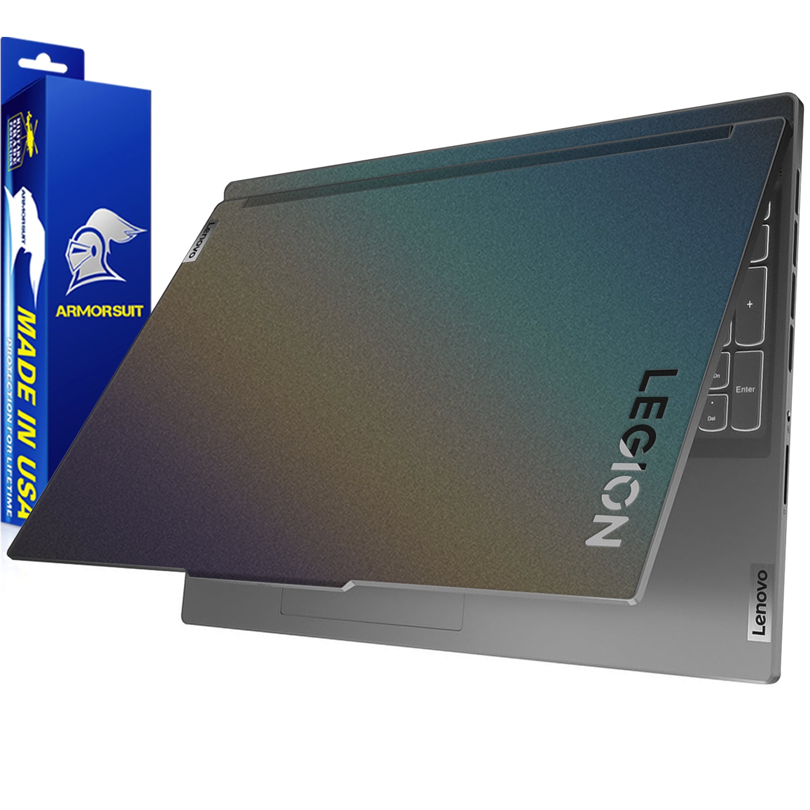 [2 Pack] Armorsuit MilitaryShield Vinyl Skin Wrap Film for Lenovo Legion Slim 7 (Gen 8, 16 Inch) (AMD ONLY)