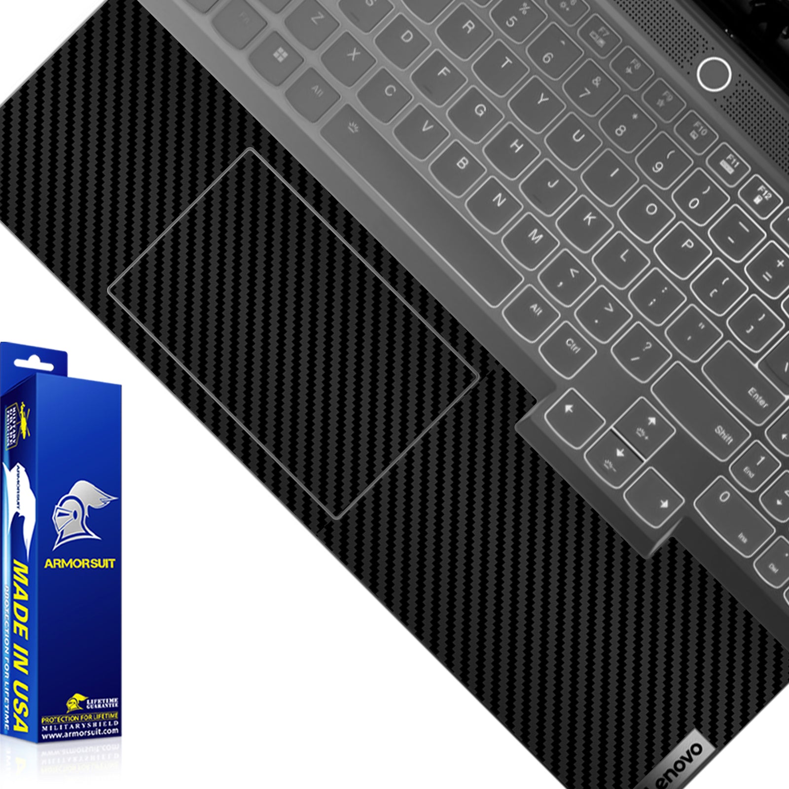 [2 Pack] Armorsuit MilitaryShield Vinyl Skin Wrap Film for Lenovo Legion Slim 7 (Gen 8, 16 Inch) (AMD ONLY)