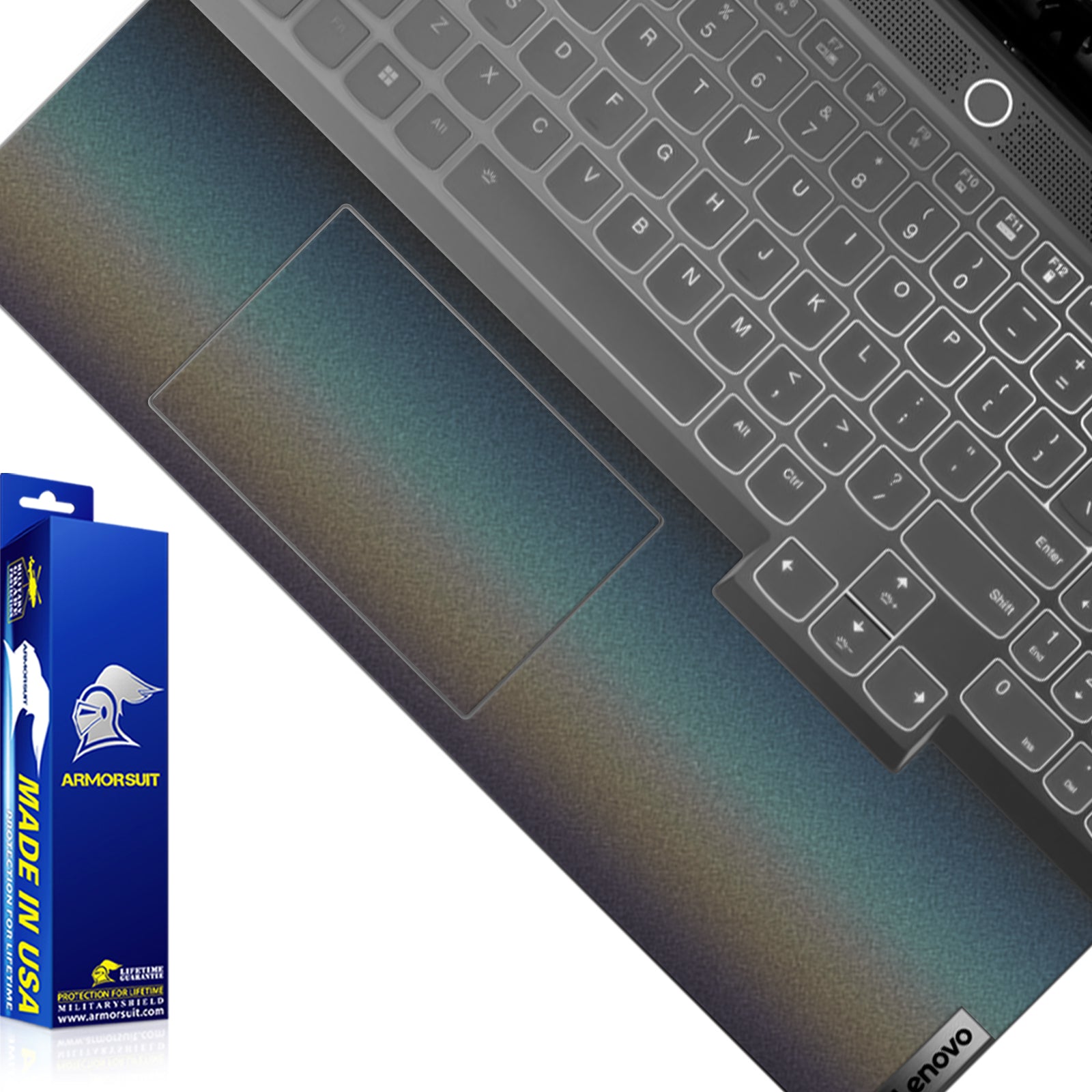 [2 Pack] Armorsuit MilitaryShield Vinyl Skin Wrap Film for Lenovo Legion Slim 7 (Gen 8, 16 Inch) (AMD ONLY)