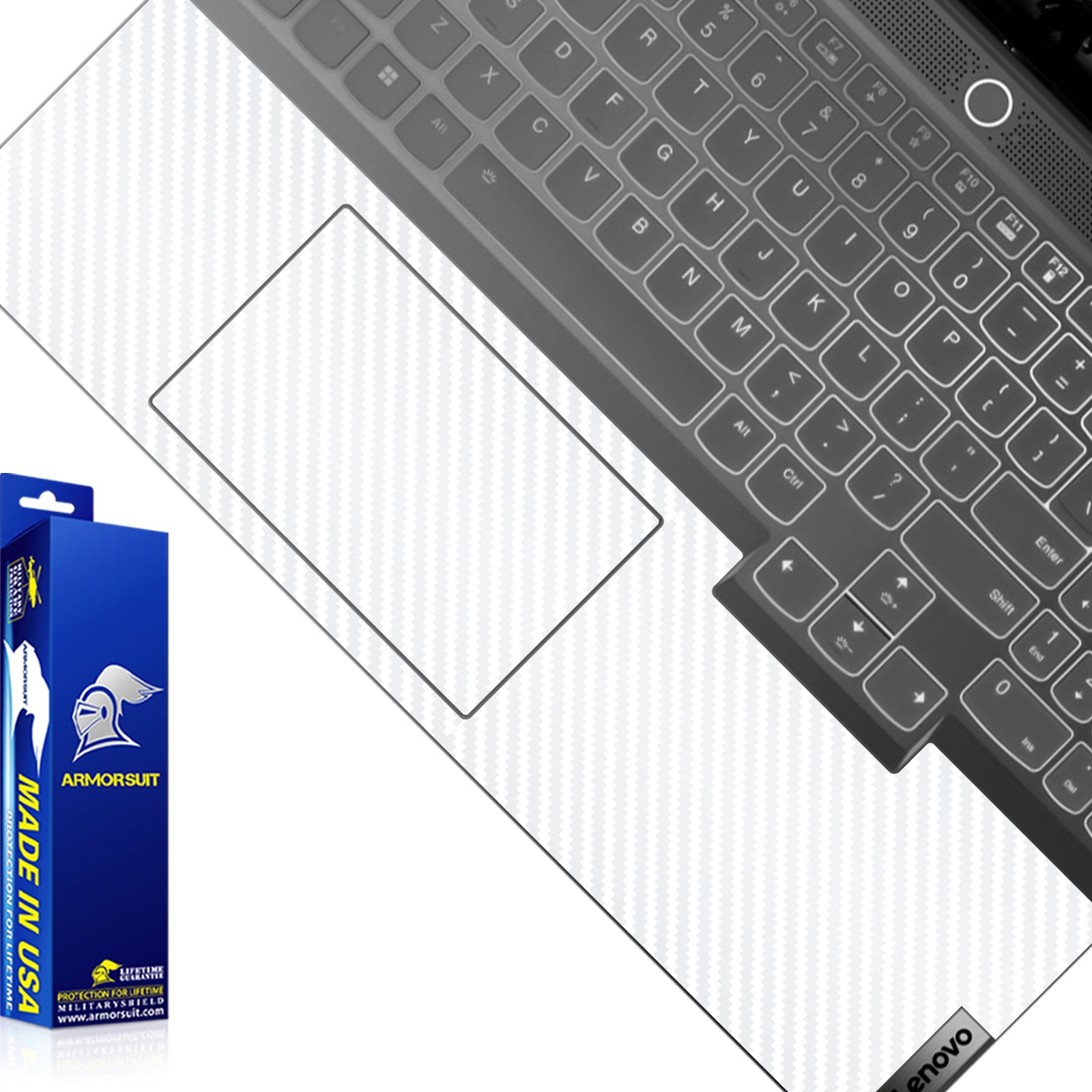 [2 Pack] Armorsuit MilitaryShield Vinyl Skin Wrap Film for Lenovo Legion Slim 7 (Gen 8, 16 Inch) (AMD ONLY)