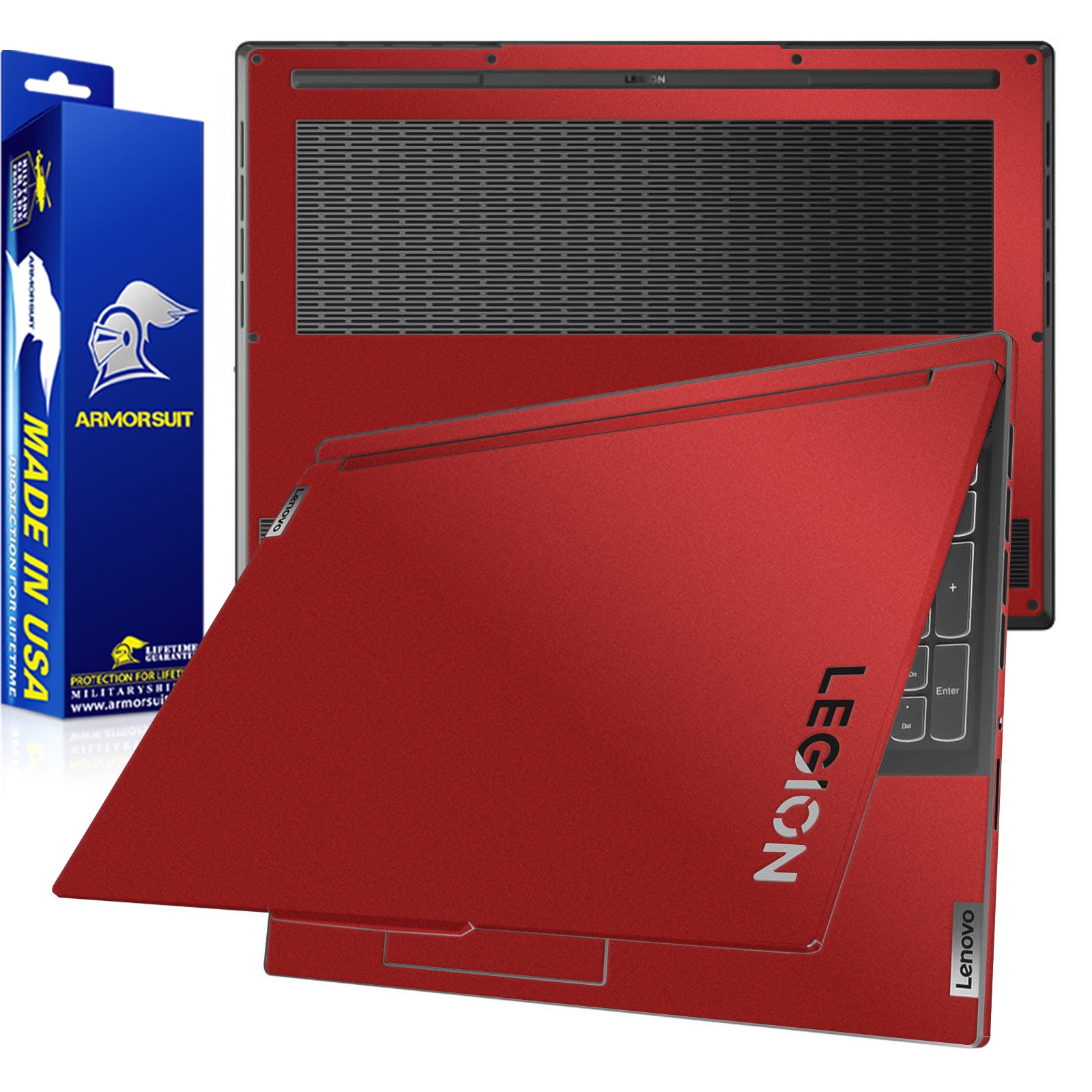 [2 Pack] Armorsuit MilitaryShield Vinyl Skin Wrap Film for Lenovo Legion Slim 7 (Gen 8, 16 Inch) (AMD ONLY)