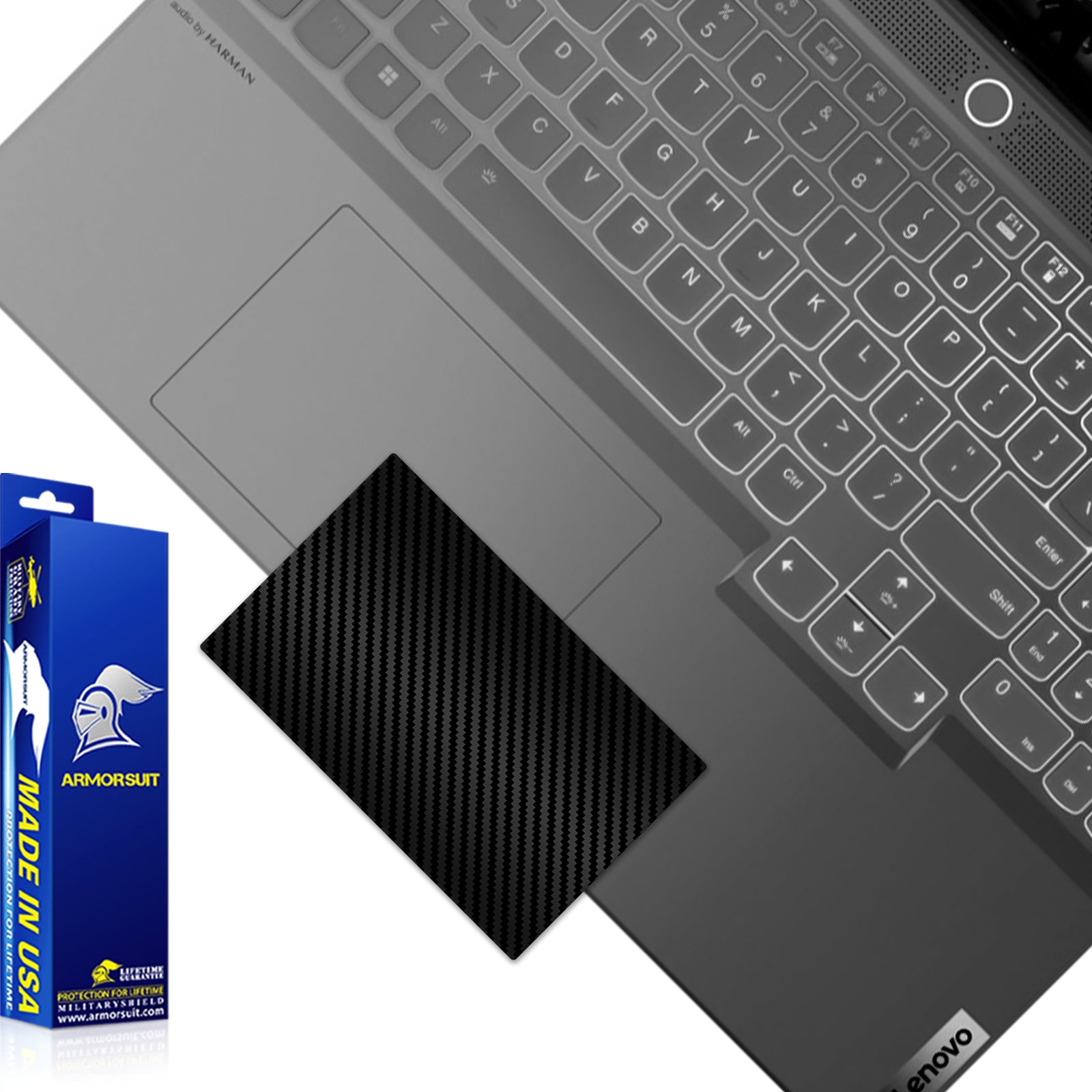 [2 Pack] Armorsuit MilitaryShield Vinyl Skin Wrap Film for Lenovo Legion Slim 7 (Gen 8, 16 Inch) (AMD ONLY)