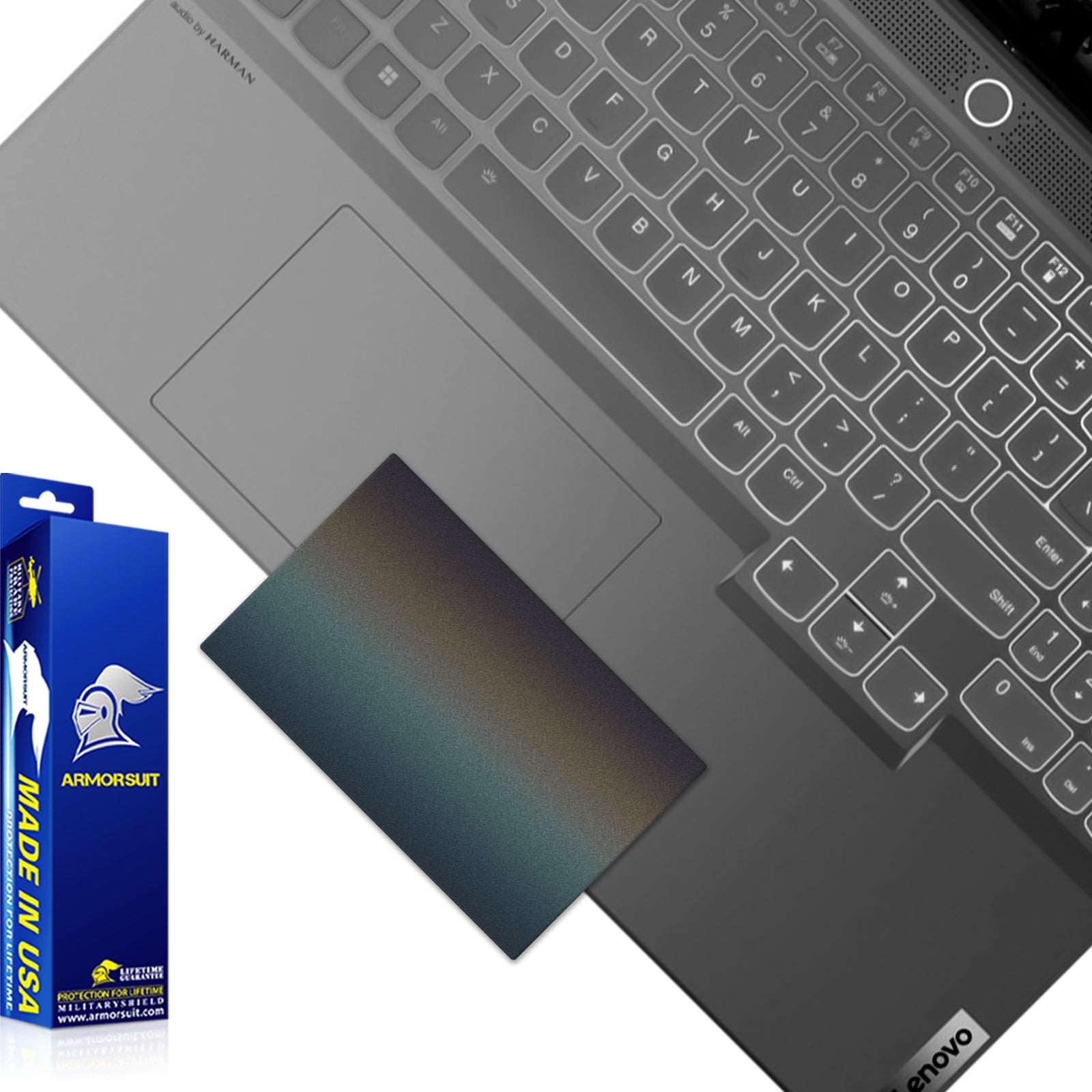 [2 Pack] Armorsuit MilitaryShield Vinyl Skin Wrap Film for Lenovo Legion Slim 7 (Gen 8, 16 Inch) (AMD ONLY)