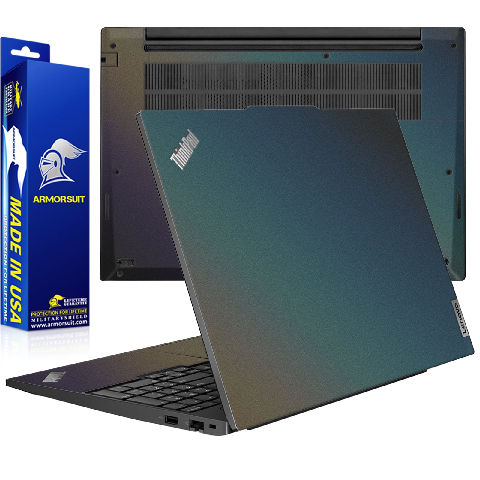✨️LENOVO ThinkPad T420 カーボン柄シートBlu-ray✨️ 2 Pack] Armorsuit MilitaryShield Vinyl Skin Wrap Film for Lenovo Thin