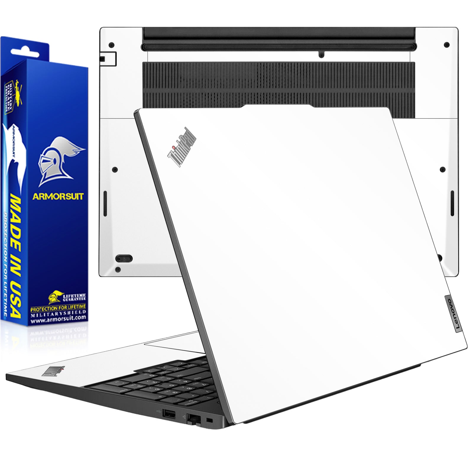 [2 Pack] Armorsuit MilitaryShield Vinyl Skin Wrap Film for Lenovo ThinkPad E16 [Gen 2] 2024
