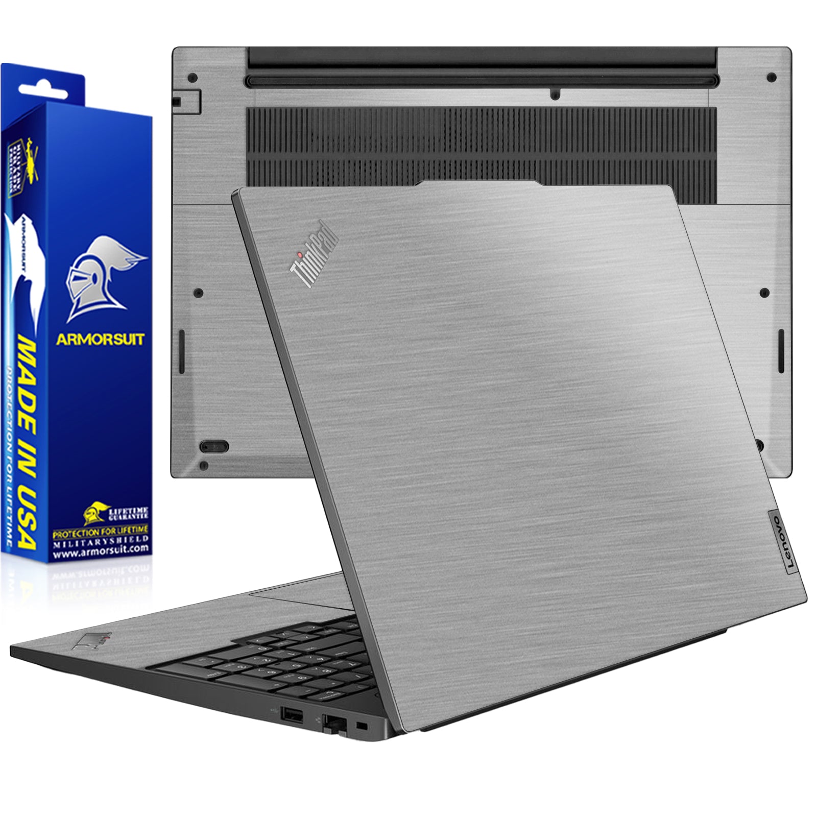 [2 Pack] Armorsuit MilitaryShield Vinyl Skin Wrap Film for Lenovo ThinkPad E16 [Gen 2] 2024