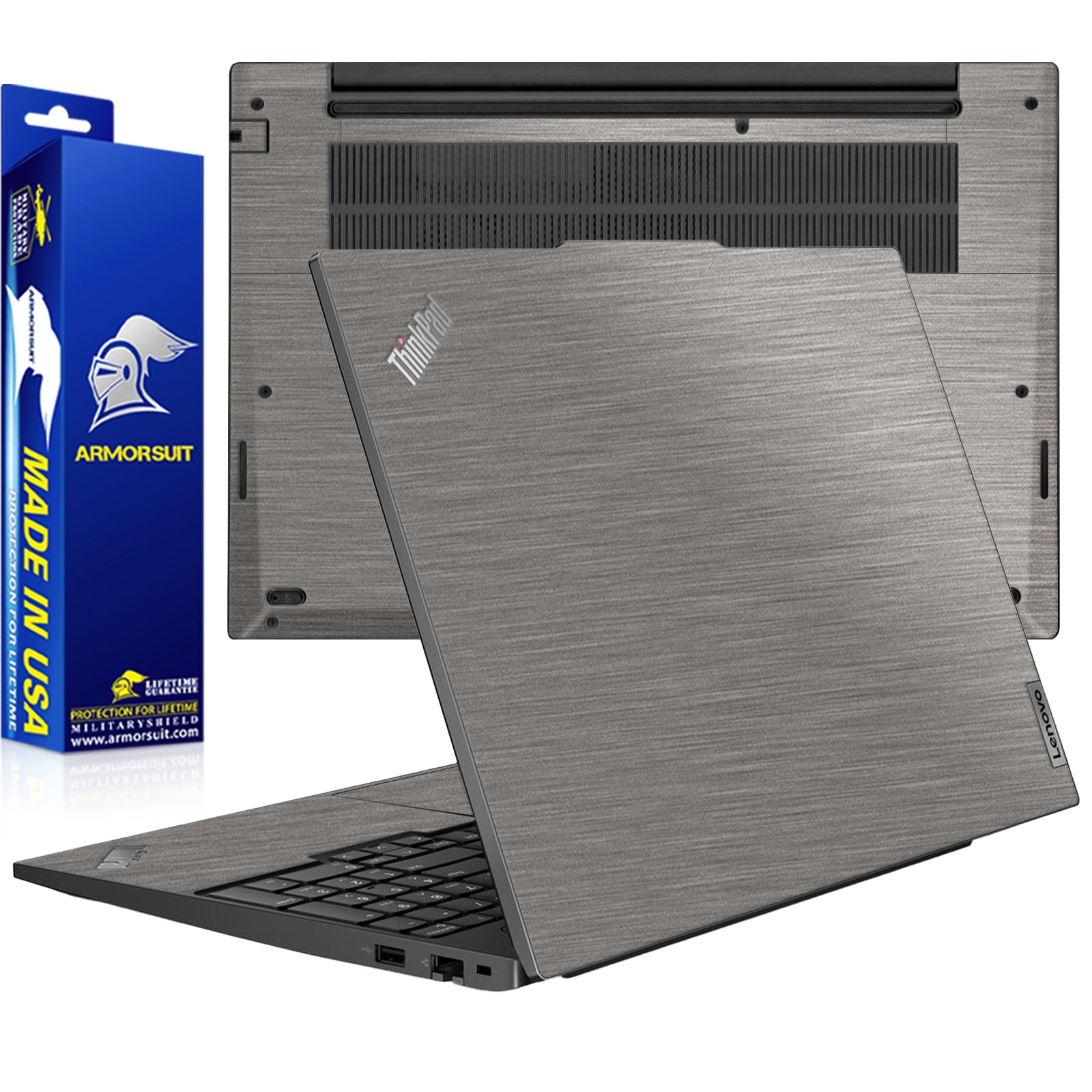 [2 Pack] Armorsuit MilitaryShield Vinyl Skin Wrap Film for Lenovo ThinkPad E16 [Gen 2] 2024
