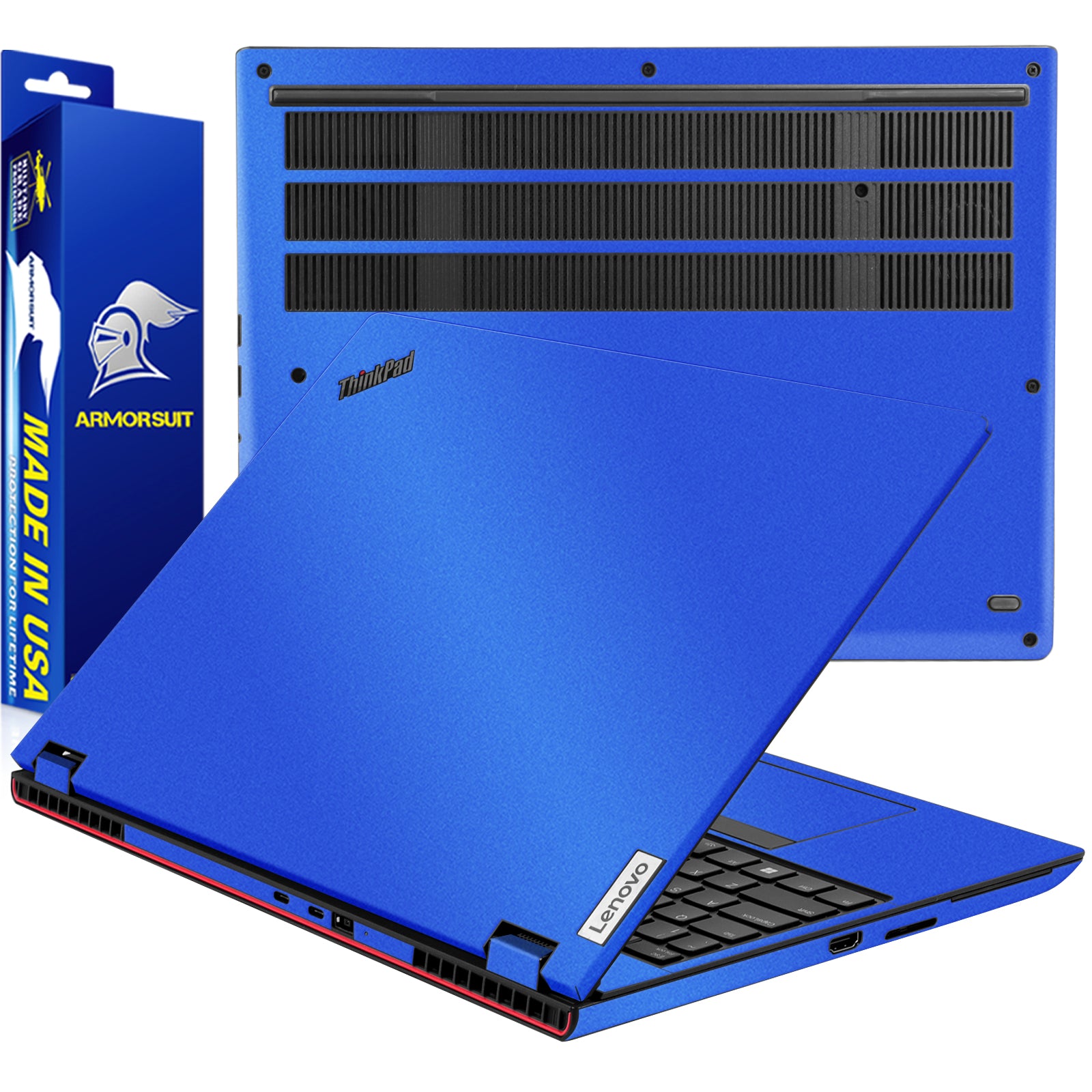 2 Pack] Armorsuit MilitaryShield Vinyl Skin Wrap Film for Lenovo Thin