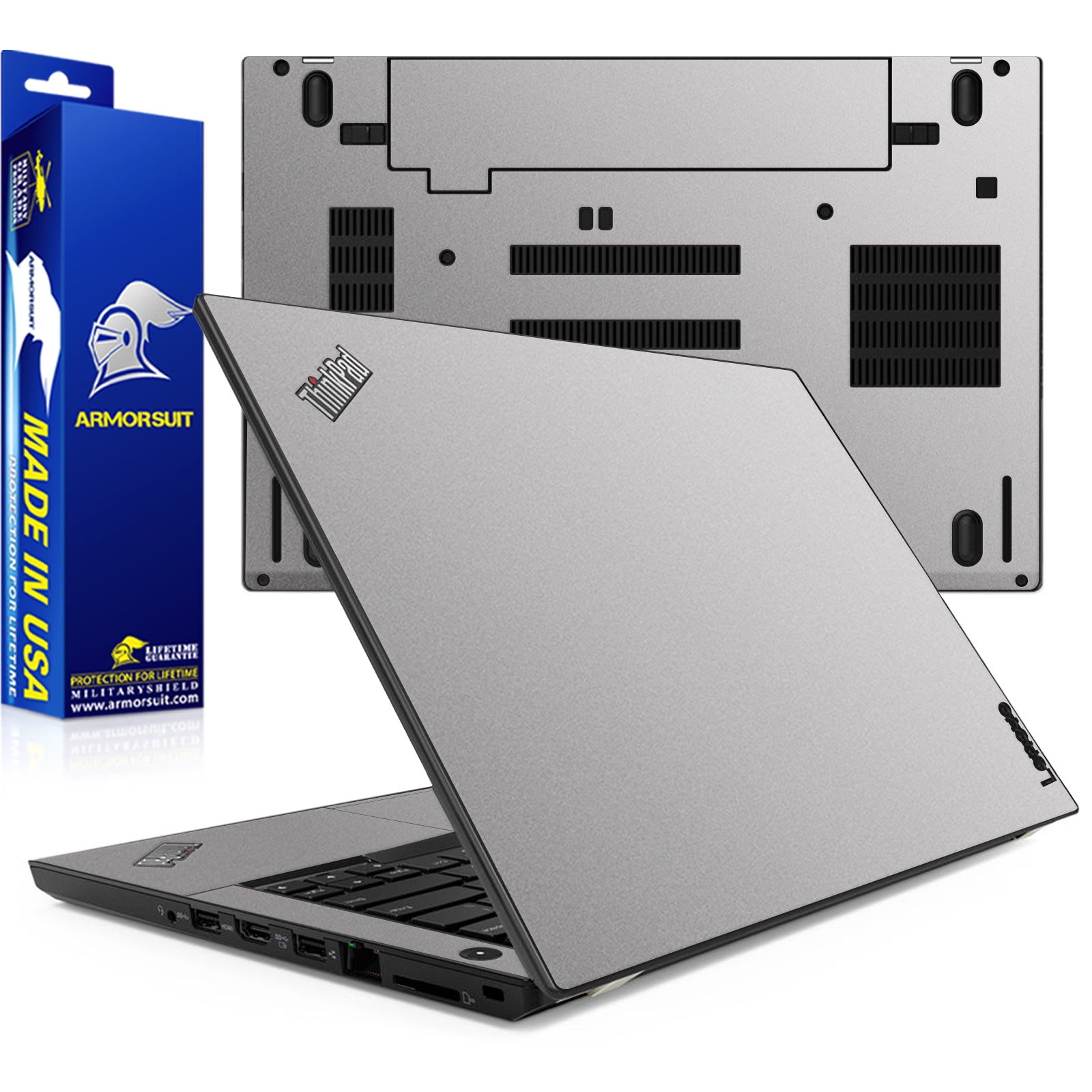 [2 Pack] Armorsuit MilitaryShield Vinyl Skin Wrap Film for Lenovo Thinkpad T480 (14 Inch)