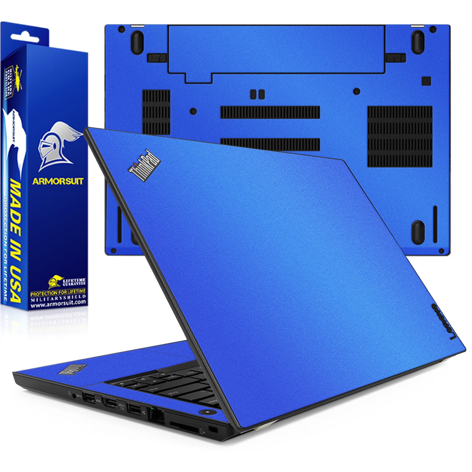 [2 Pack] Armorsuit MilitaryShield Vinyl Skin Wrap Film for Lenovo Thinkpad T480 (14 Inch)