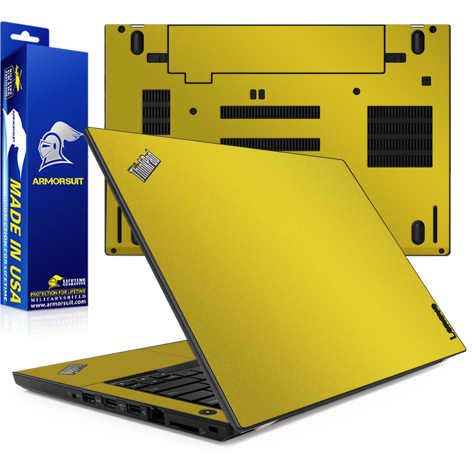 [2 Pack] Armorsuit MilitaryShield Vinyl Skin Wrap Film for Lenovo Thinkpad T480 (14 Inch)