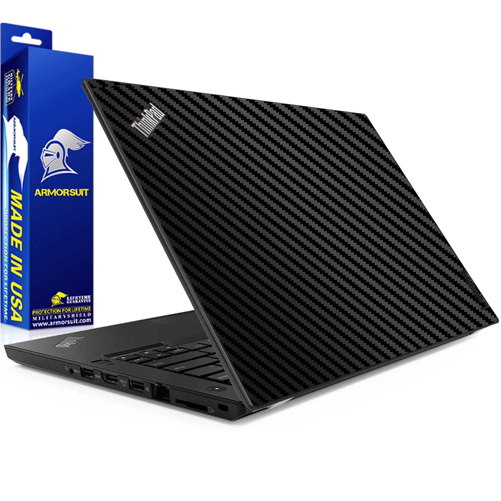 [2 Pack] Armorsuit MilitaryShield Vinyl Skin Wrap Film for Lenovo Thinkpad T480 (14 Inch)