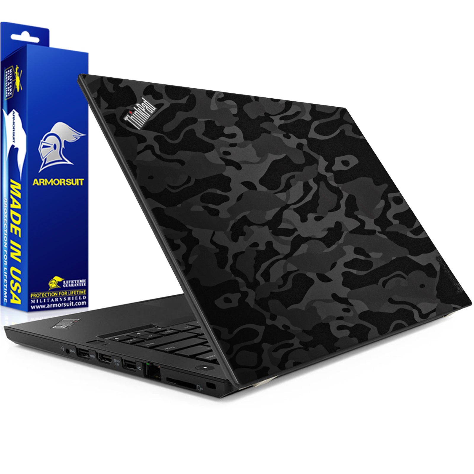 [2 Pack] Armorsuit MilitaryShield Vinyl Skin Wrap Film for Lenovo Thinkpad T480 (14 Inch)