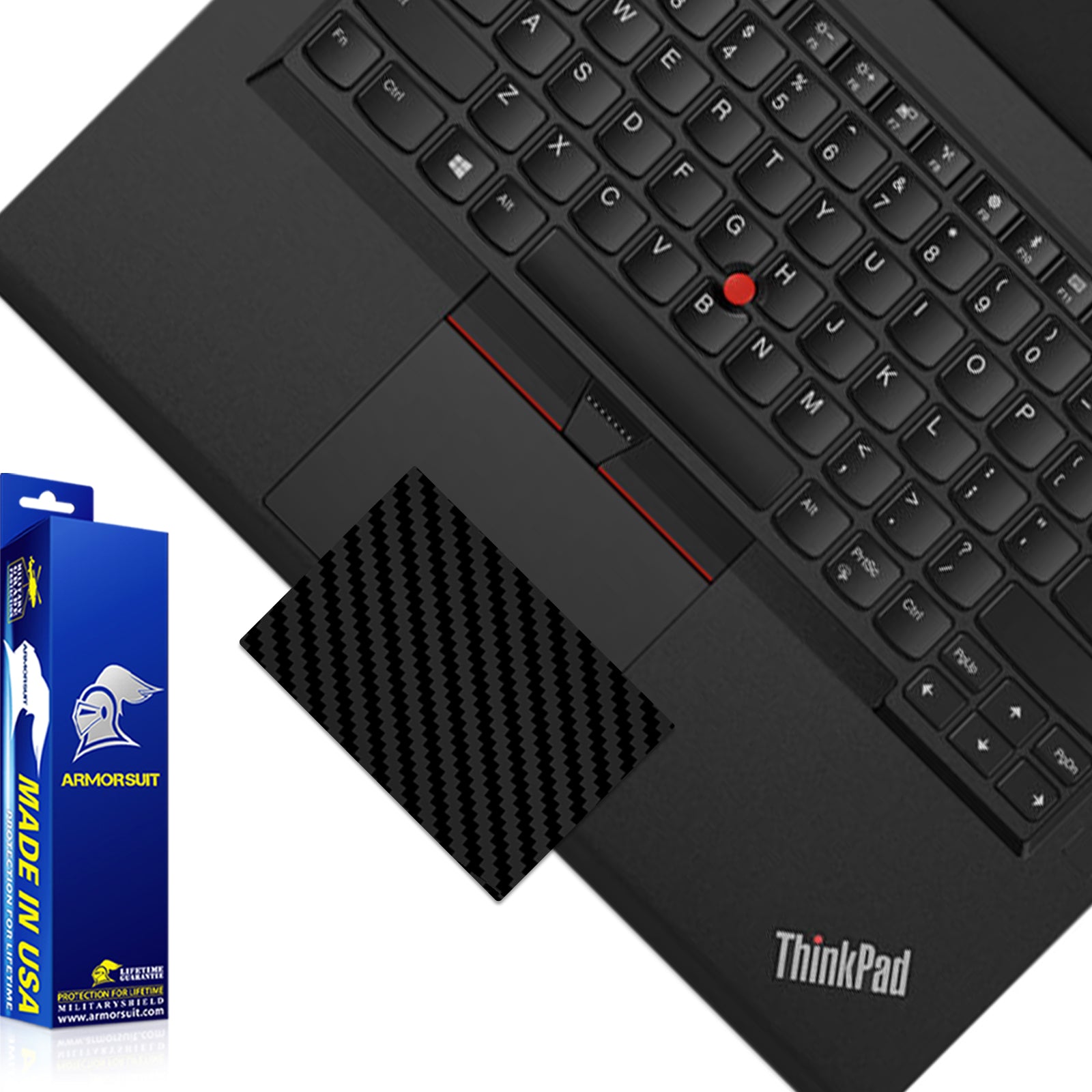 [2 Pack] Armorsuit MilitaryShield Vinyl Skin Wrap Film for Lenovo Thinkpad T480 (14 Inch)