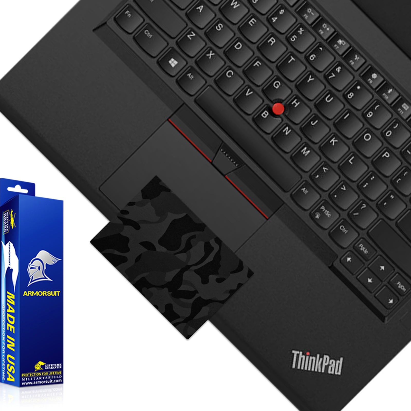 [2 Pack] Armorsuit MilitaryShield Vinyl Skin Wrap Film for Lenovo Thinkpad T480 (14 Inch)