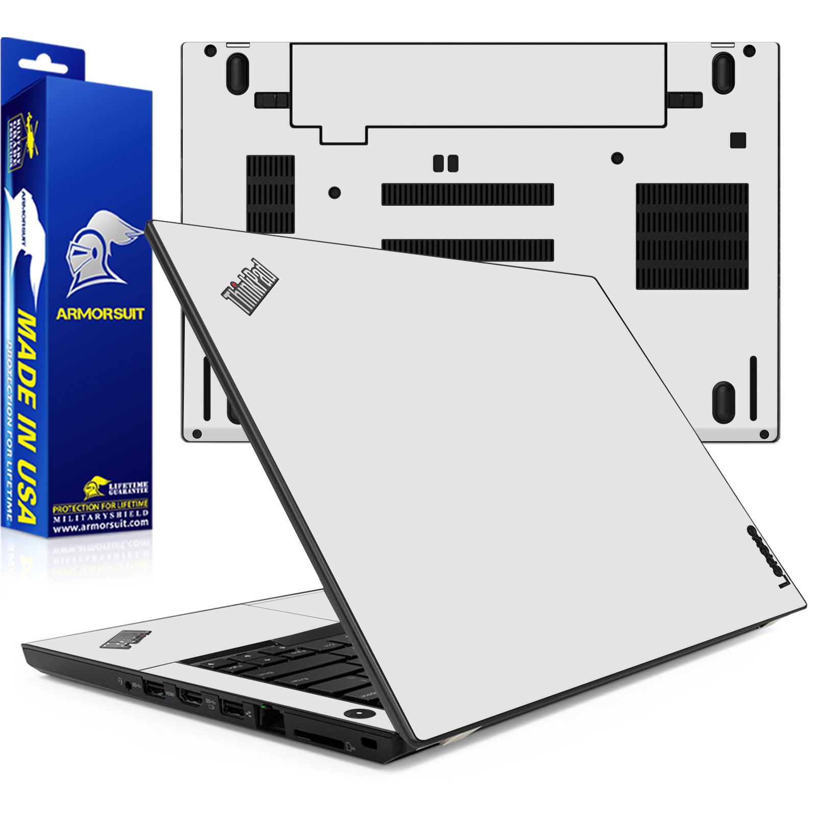 [2 Pack] Armorsuit MilitaryShield Vinyl Skin Wrap Film for Lenovo Thinkpad T480 (14 Inch)