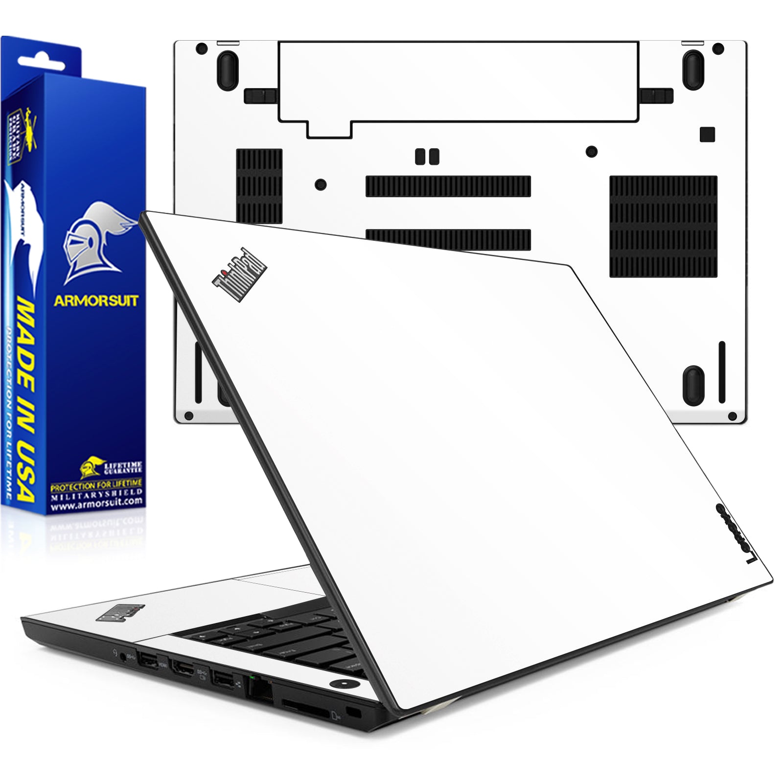 [2 Pack] Armorsuit MilitaryShield Vinyl Skin Wrap Film for Lenovo Thinkpad T480 (14 Inch)