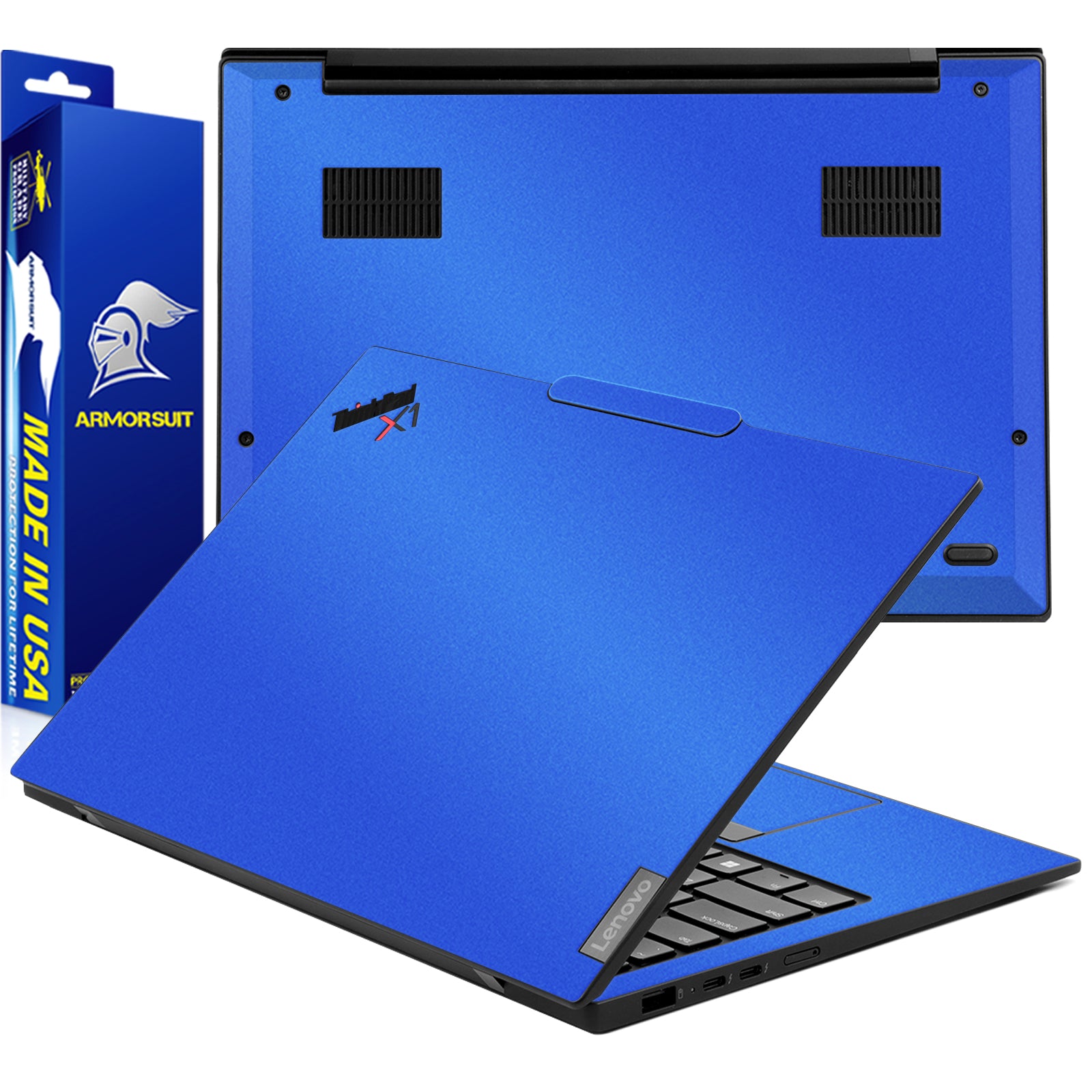 [2 Pack] Armorsuit MilitaryShield Vinyl Skin Wrap Film for Lenovo ThinkPad X1 Carbon Gen 12