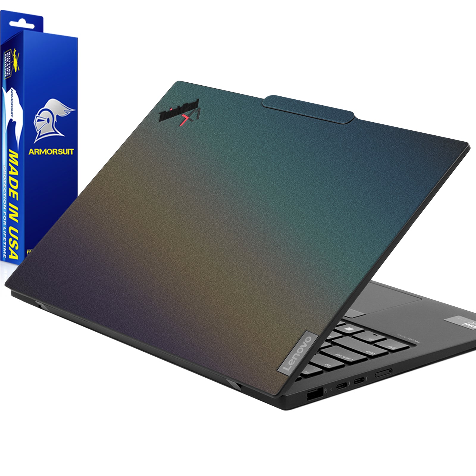2 Pack] Armorsuit MilitaryShield Vinyl Skin Wrap Film for Lenovo Thin
