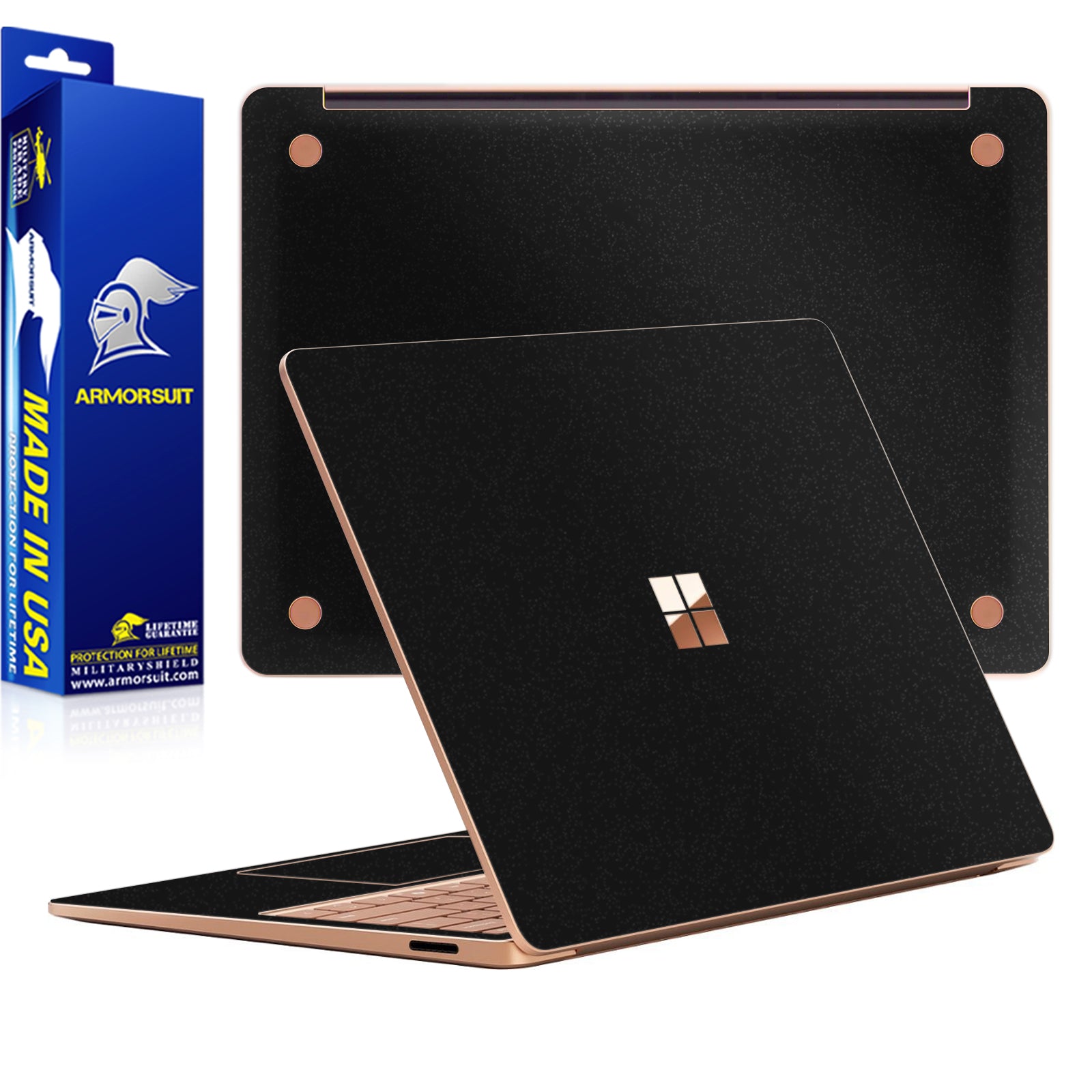 [2 Pack] Armorsuit MilitaryShield Vinyl Skin Wrap Film for Microsoft Surface 7th Edition 13.8 In (2024)