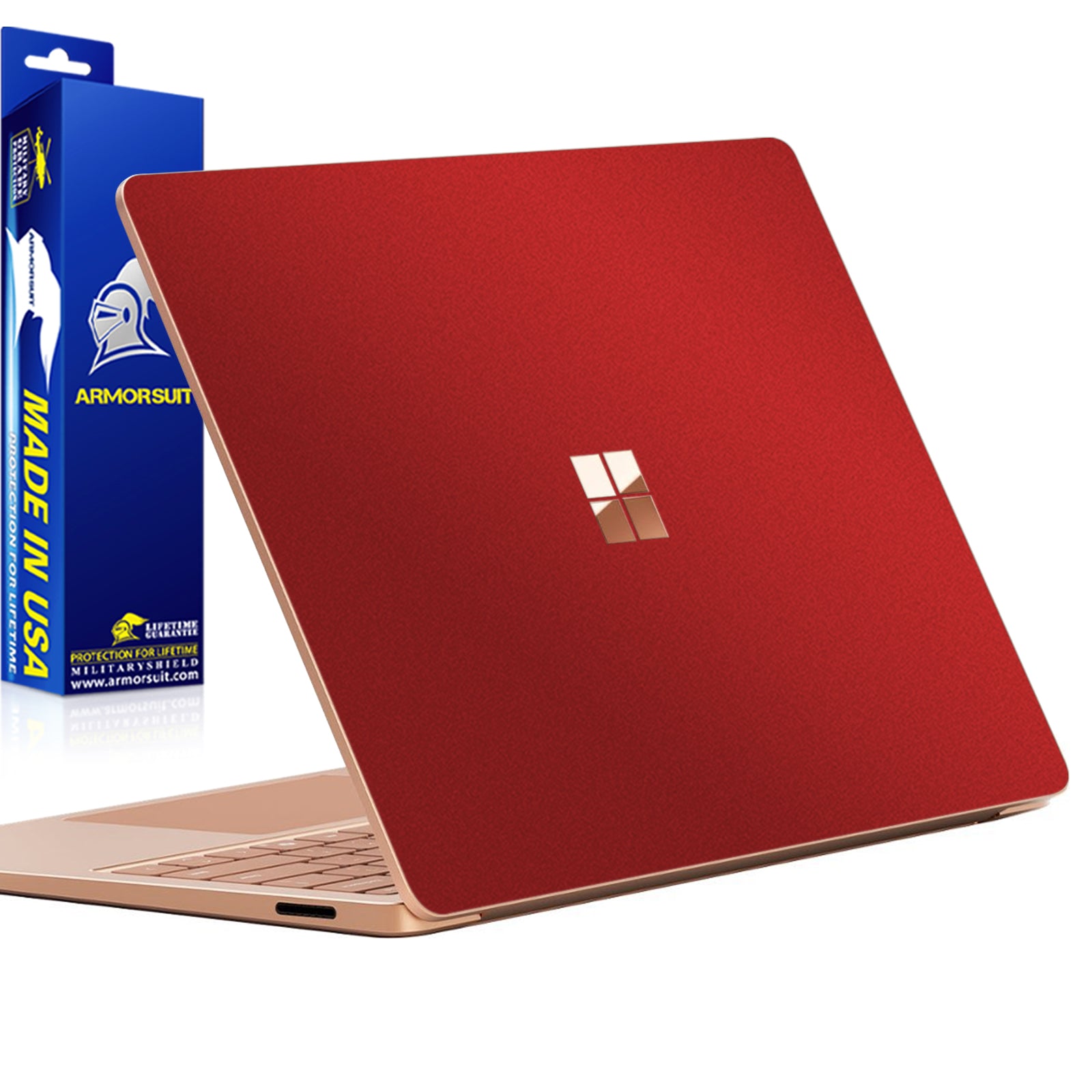 [2 Pack] Armorsuit MilitaryShield Vinyl Skin Wrap Film for Microsoft Surface 7th Edition 13.8 In (2024)