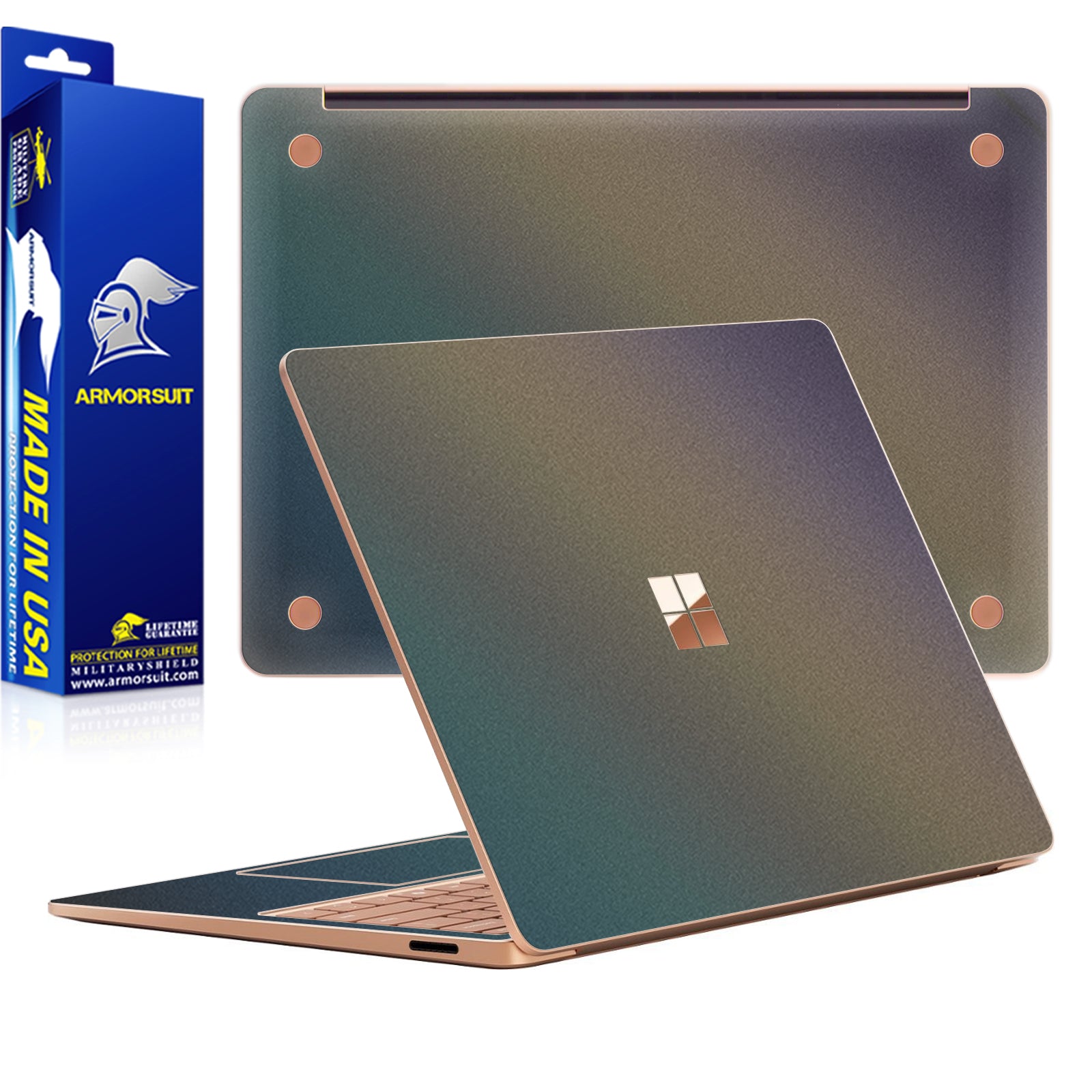 [2 Pack] Armorsuit MilitaryShield Vinyl Skin Wrap Film for Microsoft Surface 7th Edition 13.8 In (2024)