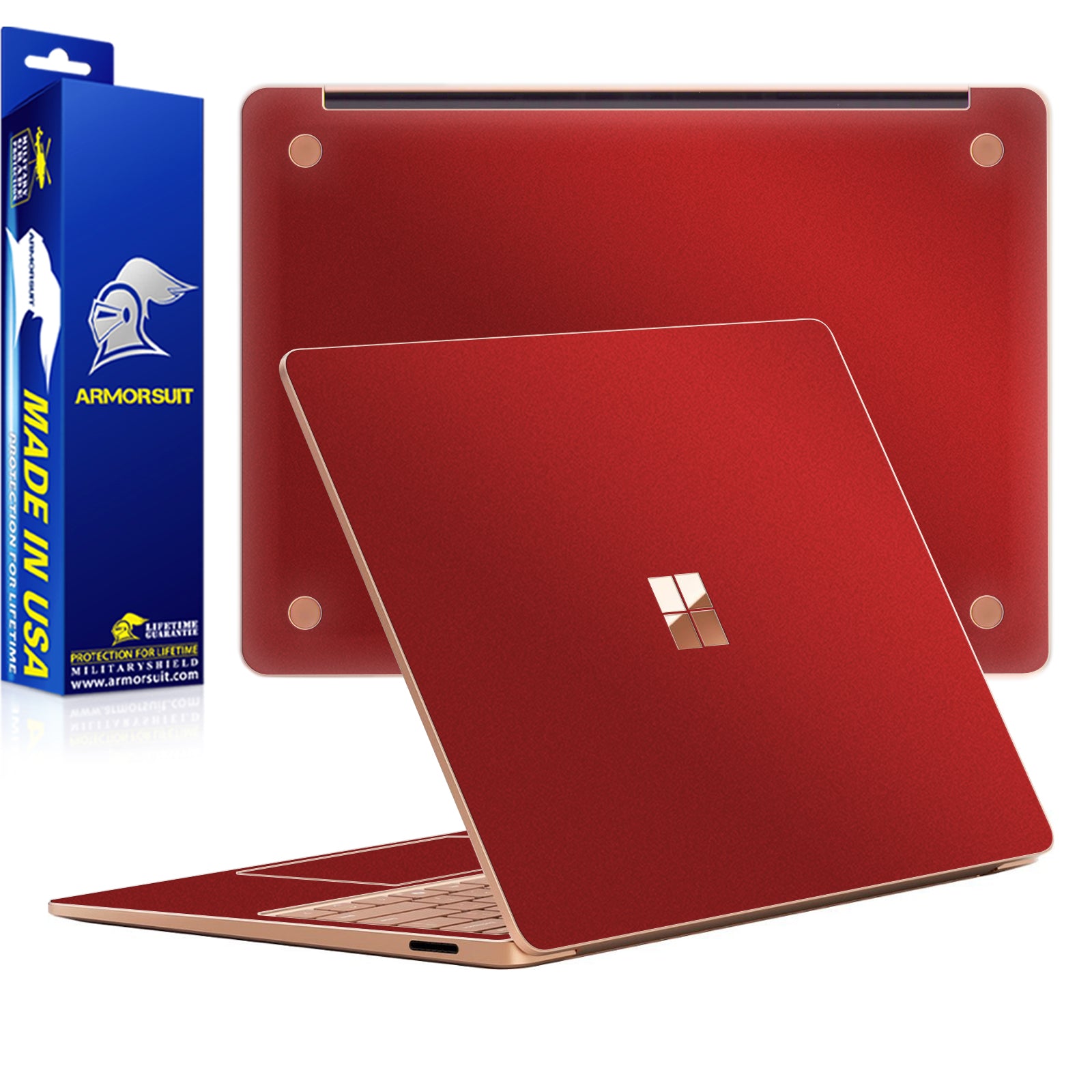 [2 Pack] Armorsuit MilitaryShield Vinyl Skin Wrap Film for Microsoft Surface 7th Edition 13.8 In (2024)