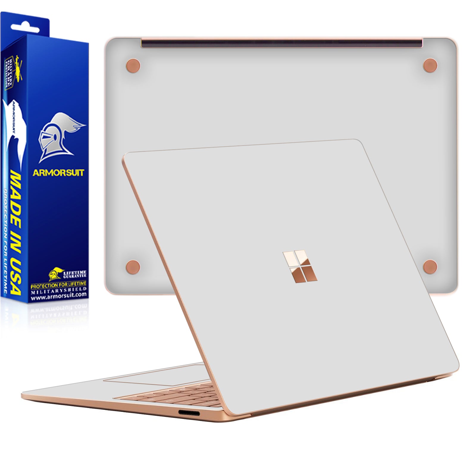 [2 Pack] Armorsuit MilitaryShield Vinyl Skin Wrap Film for Microsoft Surface 7th Edition 13.8 In (2024)
