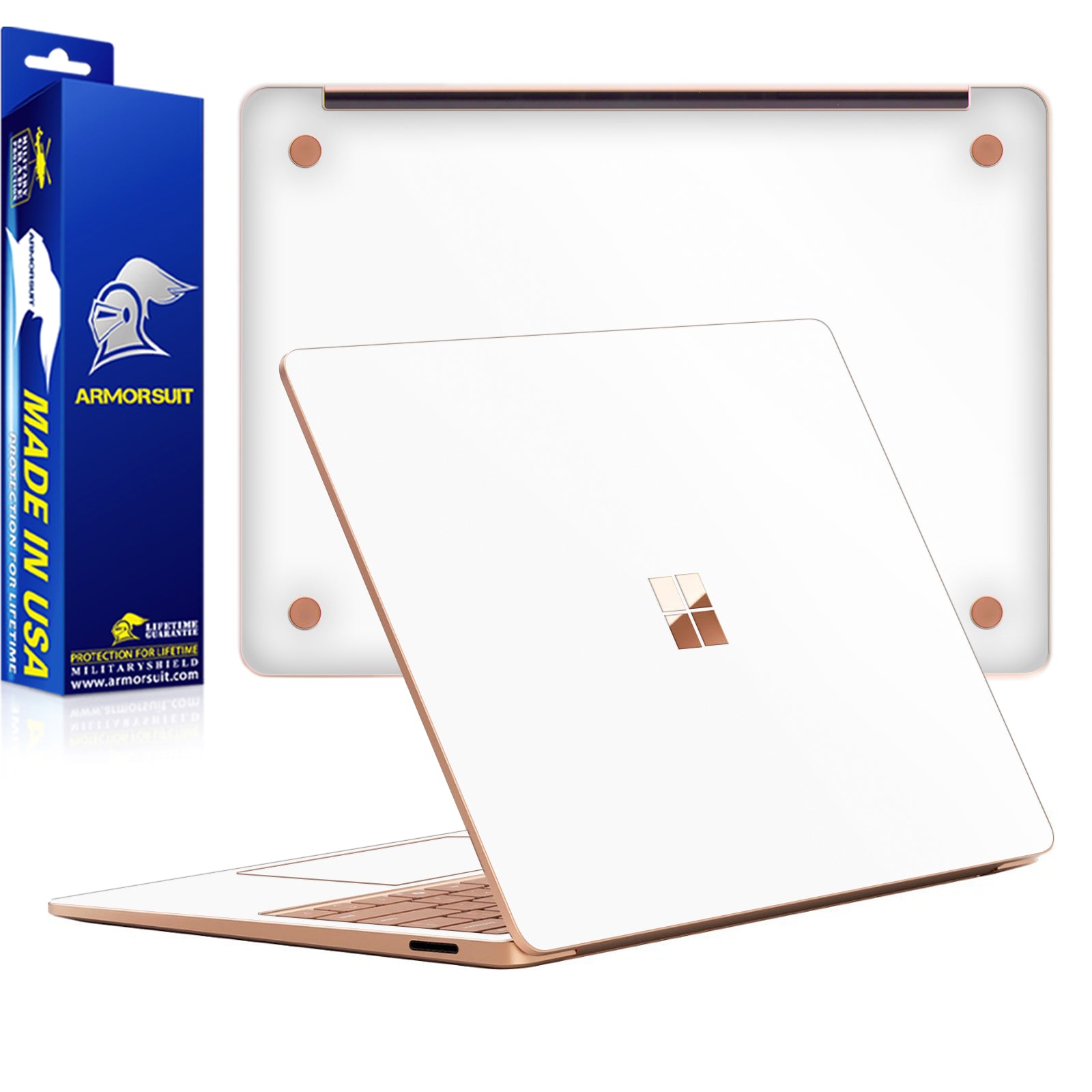 [2 Pack] Armorsuit MilitaryShield Vinyl Skin Wrap Film for Microsoft Surface 7th Edition 13.8 In (2024)